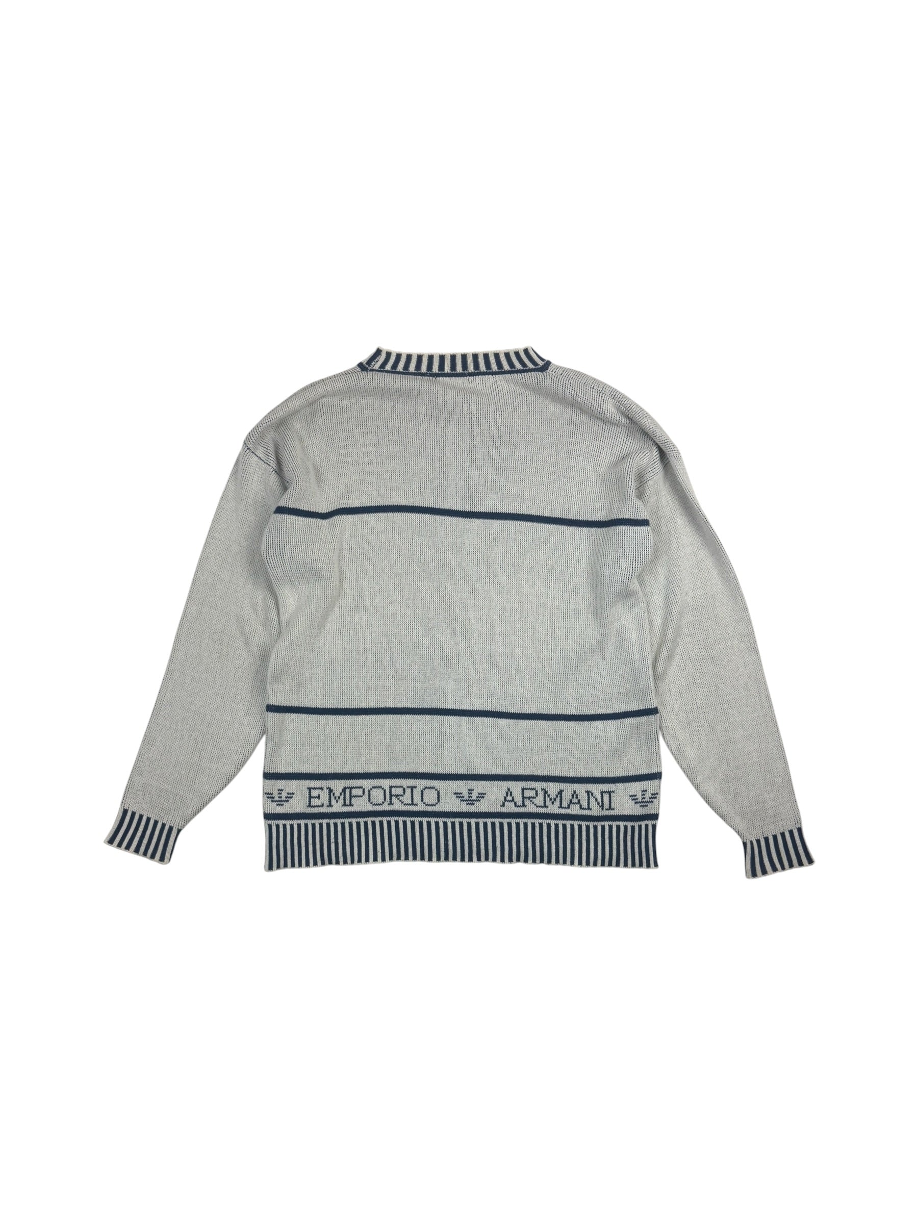 Emporio Armani 1980s Knit Sweatshirt