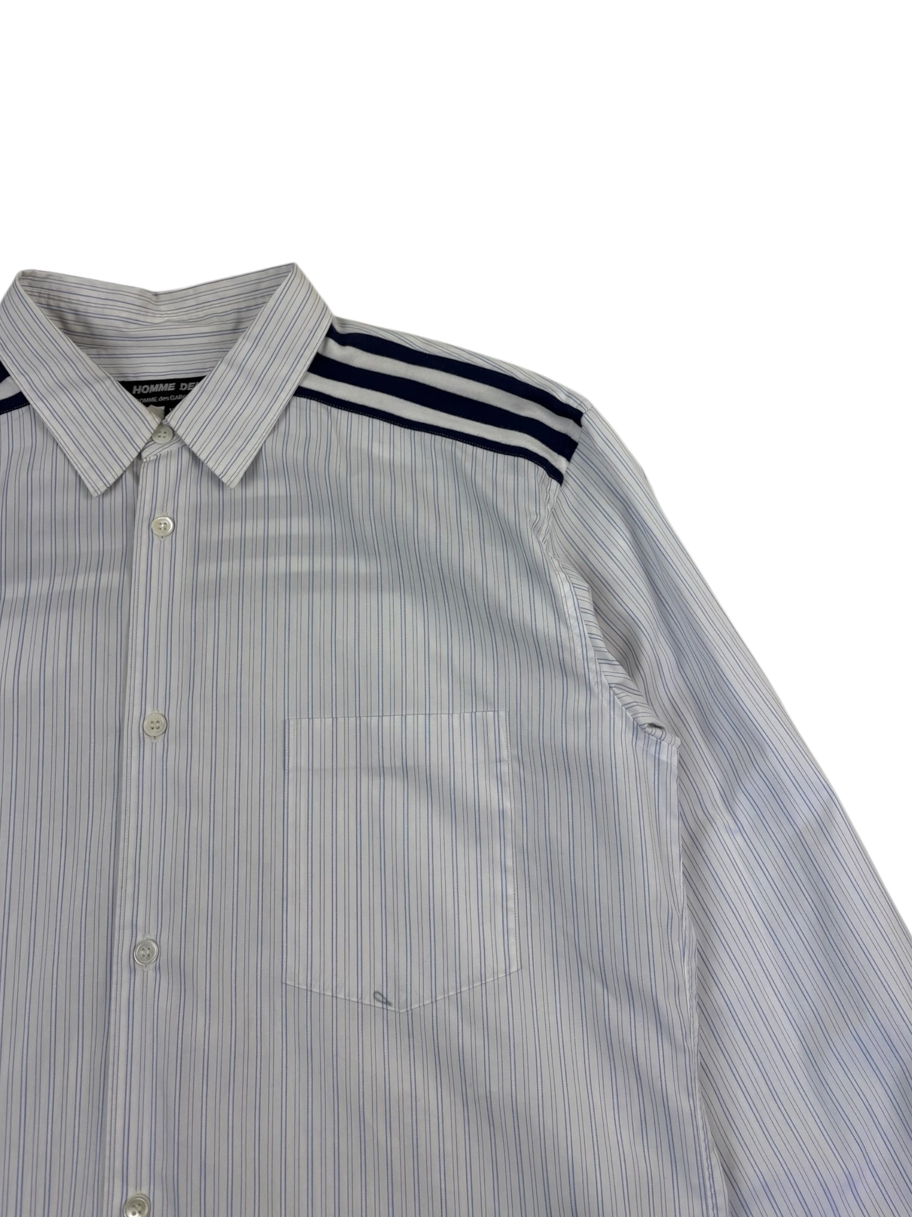 Comme Des Garçons Homme Deux Striped Cotton Shirt