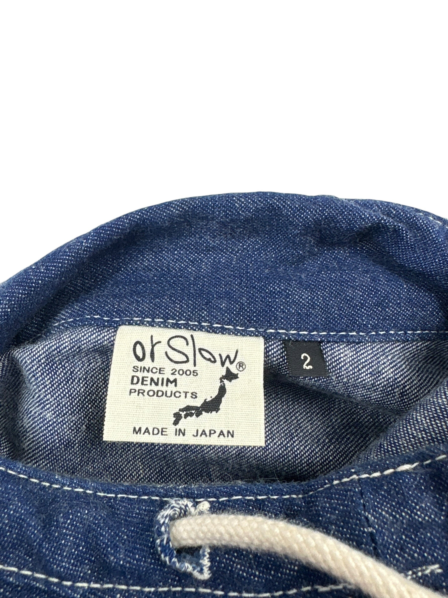 OrSlow 9oz Selvedge Hooded Smock