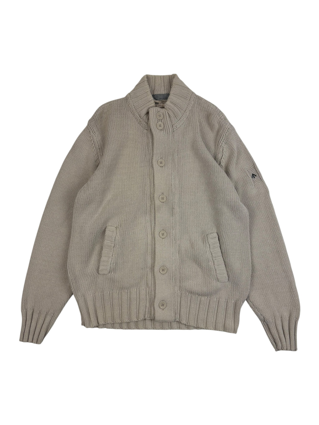 Nigel Cabourn Utility 2000s Broad Arrow Knit Cardigan