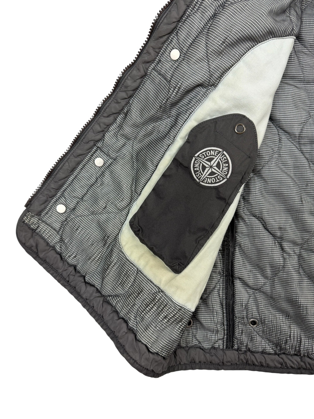 Stone Island AW03 Nylon Metal Zip Quilted Jacket