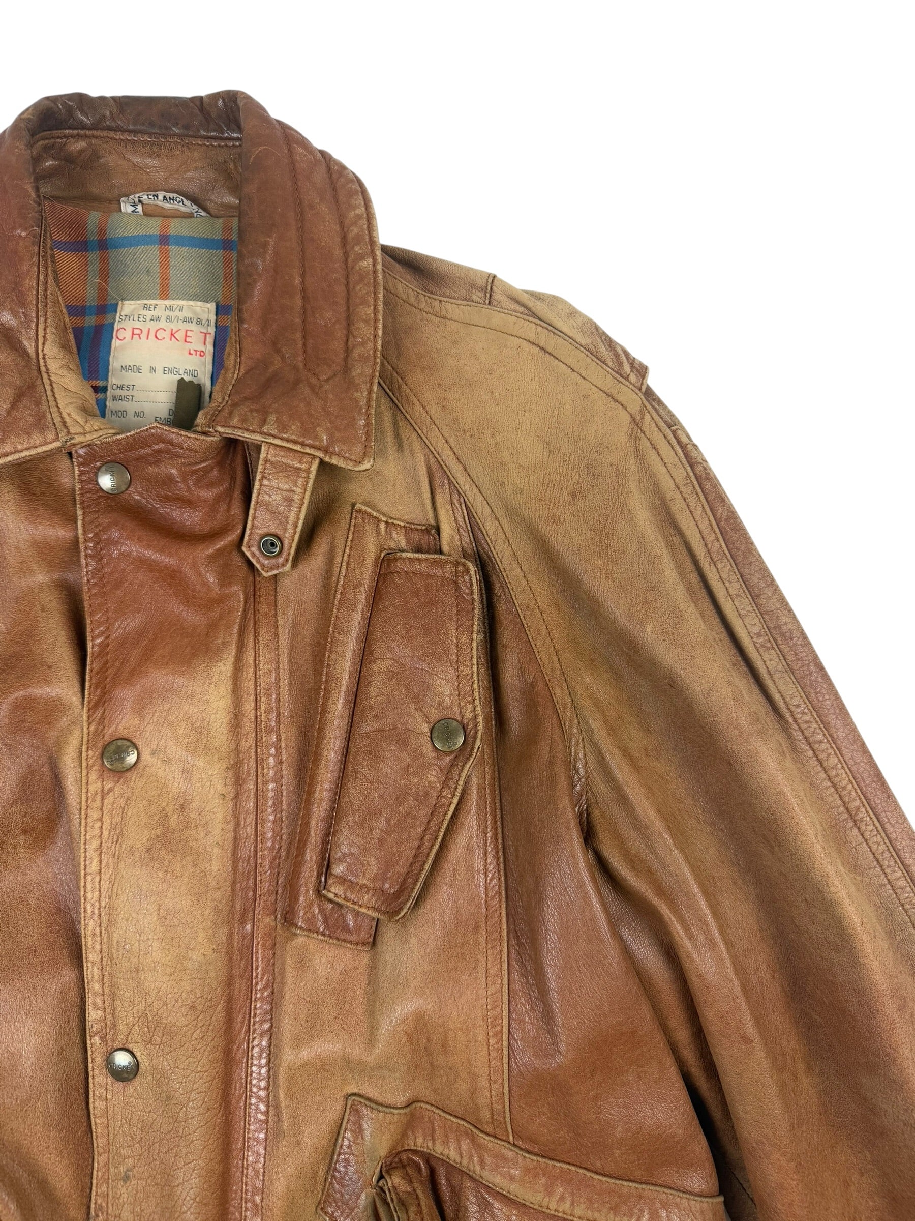 Nigel Cabourn Cricket Club AW1981 Leather Jacket