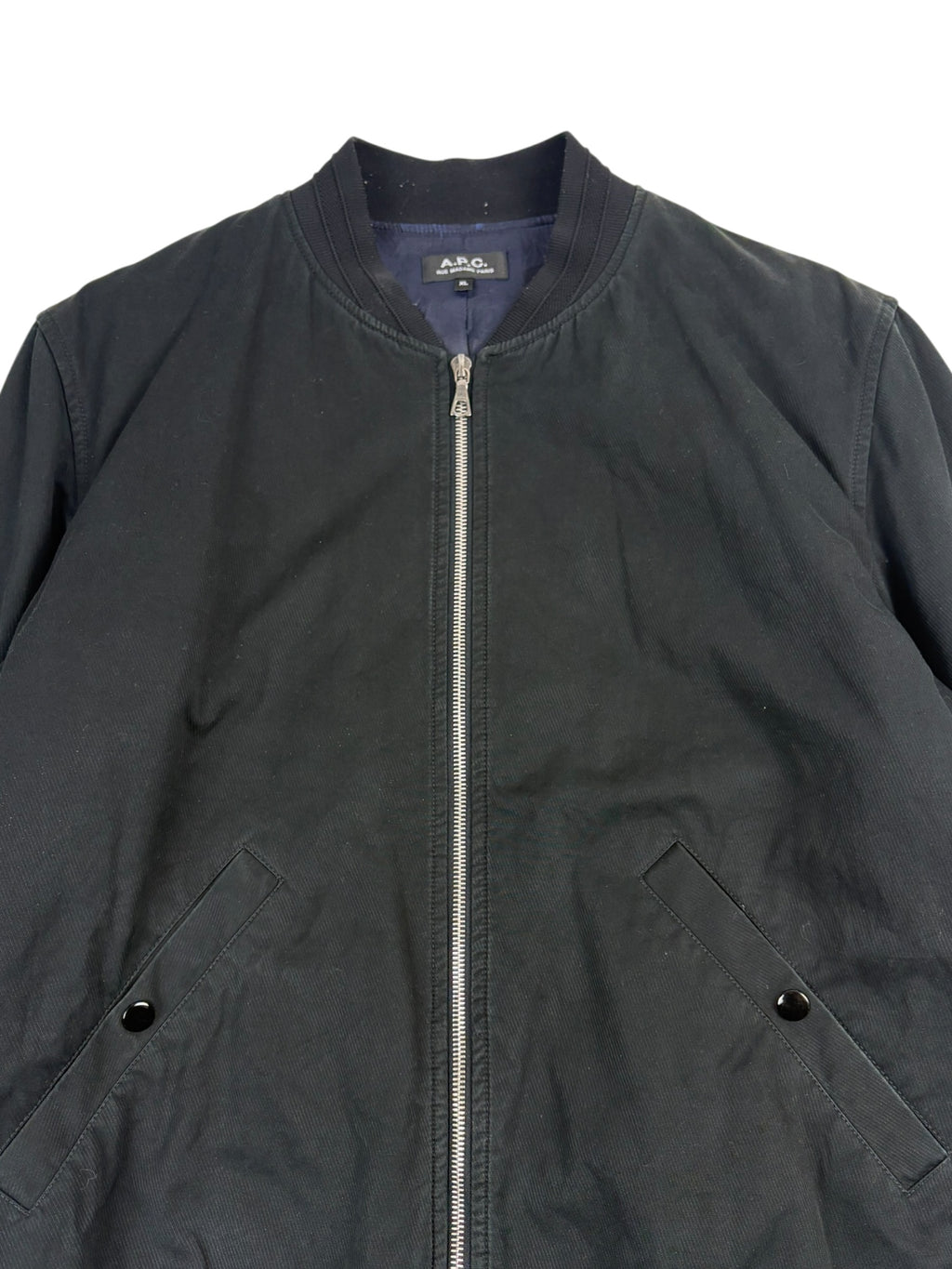 A.P.C Black Bomber Jacket