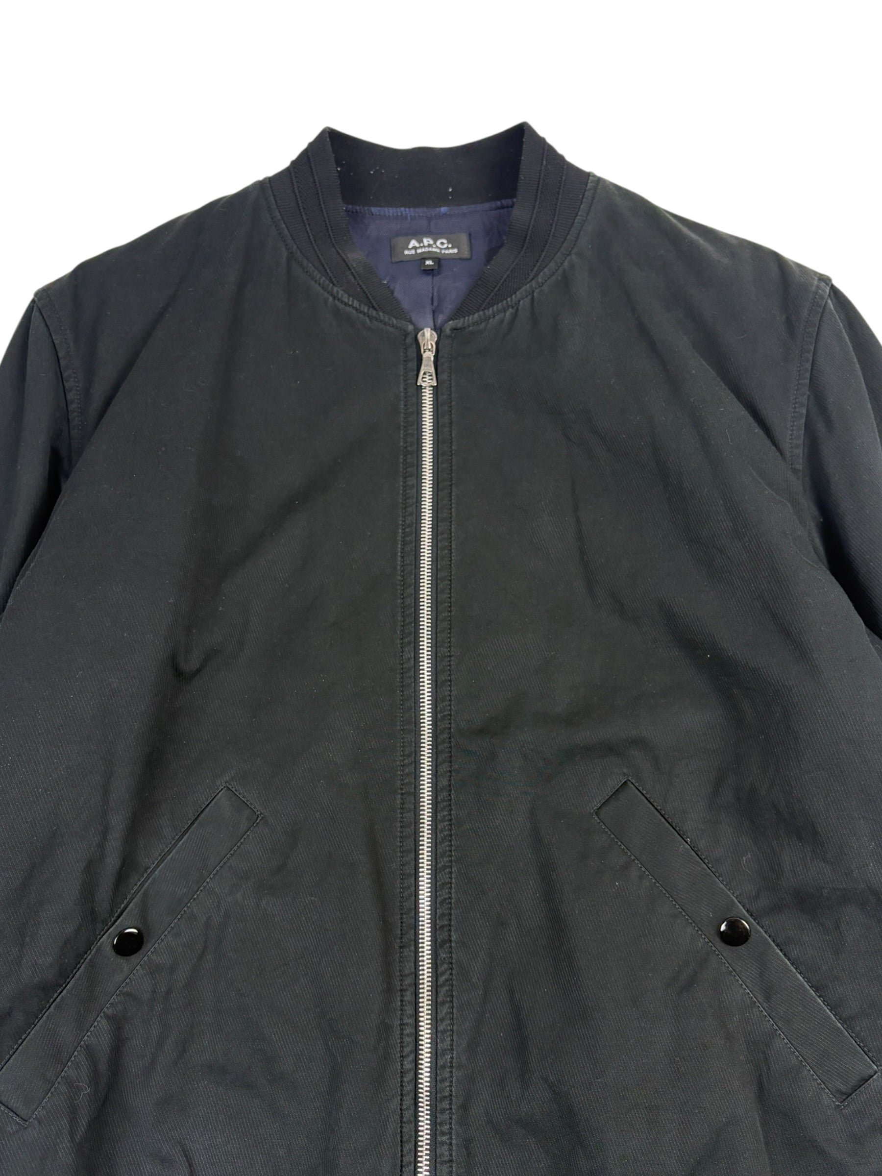 A.P.C Black Bomber Jacket