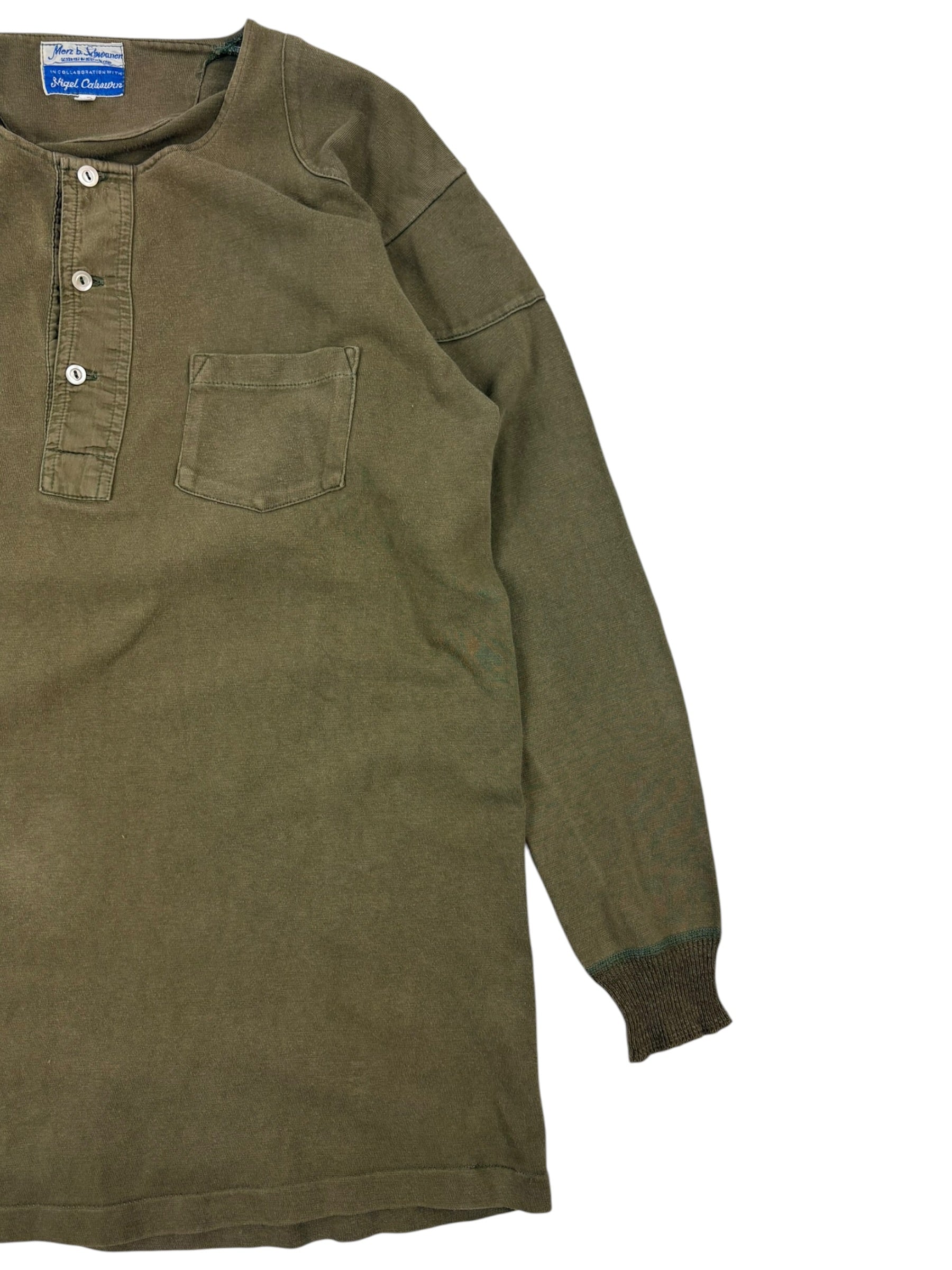 Nigel Cabourn x Merz b. Schwanen Henley Shirt
