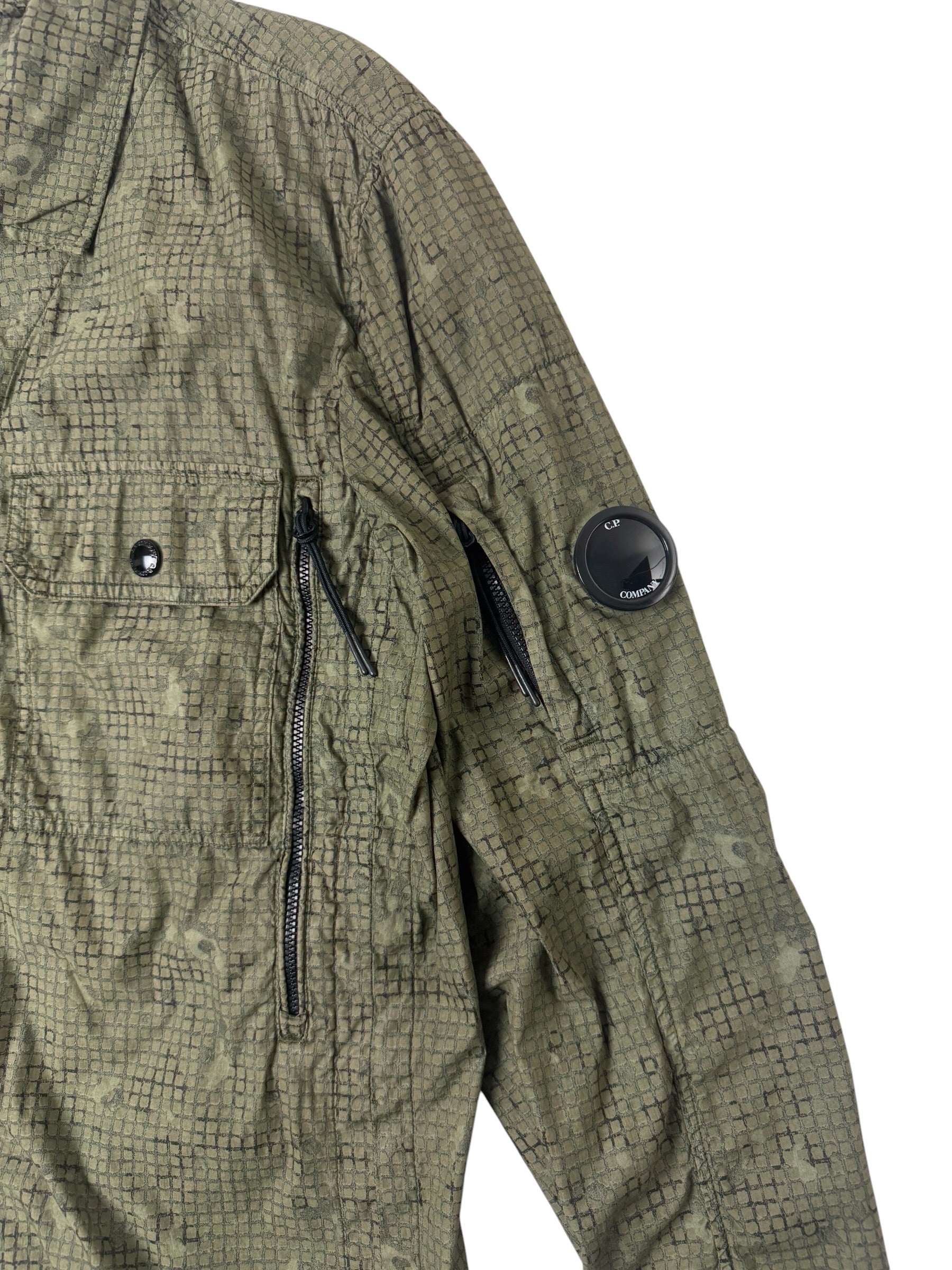 C.P Company Digi Camo Print Zip Overshirt