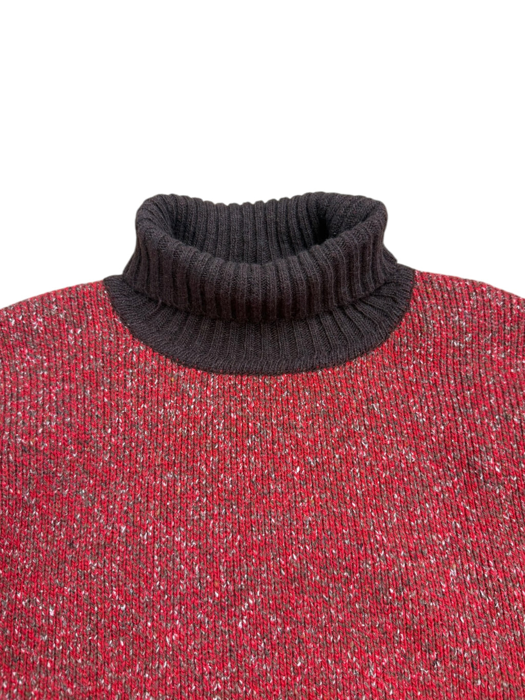 Chipie 90s Heavyweight Roll Neck Marled Knit