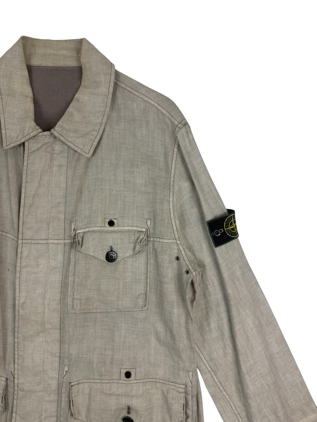 Stone Island SS98 Reversible Lino Flax Chore Jacket