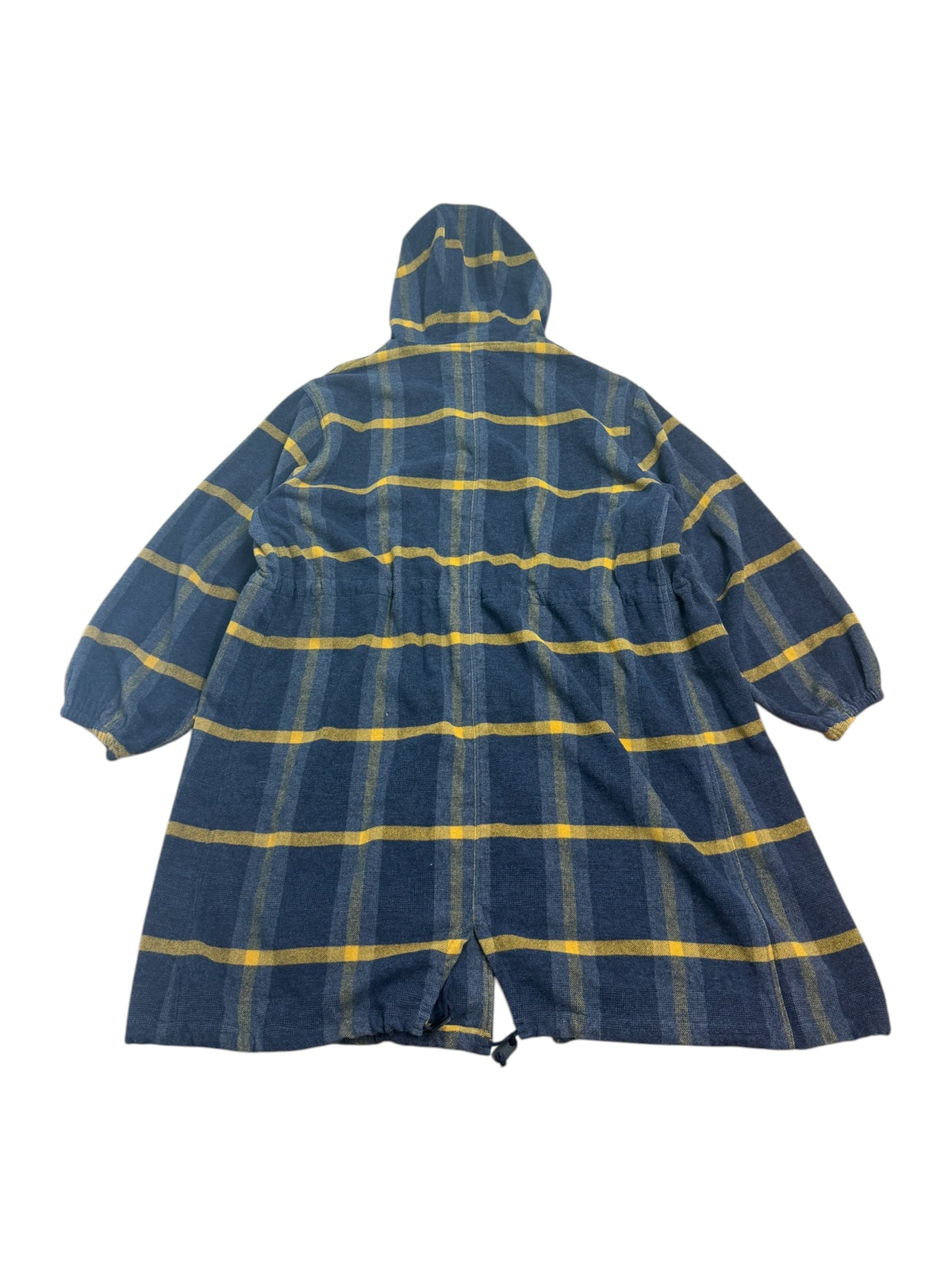 Universal Works Wool Check Hooded Coat