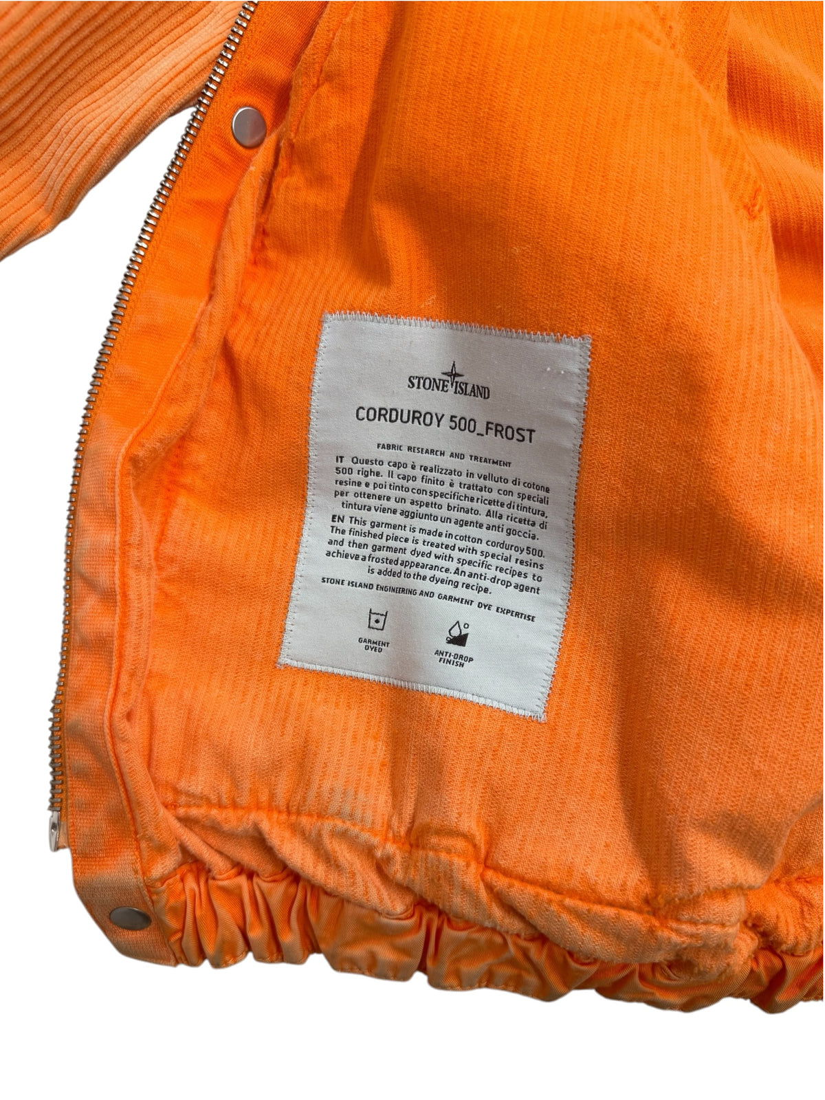 Stone Island x Supreme Corduroy 500_Frost Jacket