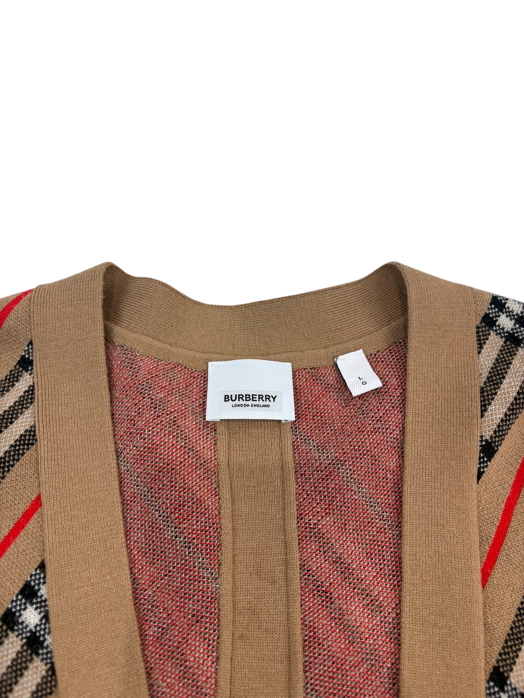 Burberry Nova Check Cardigan