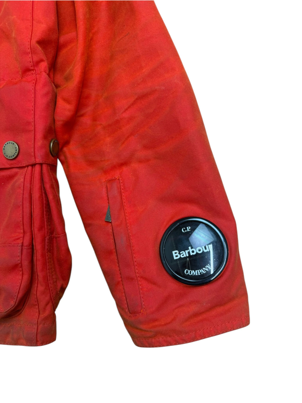 Barbour x C.P. Company Creel Waxed Goggle Jacket