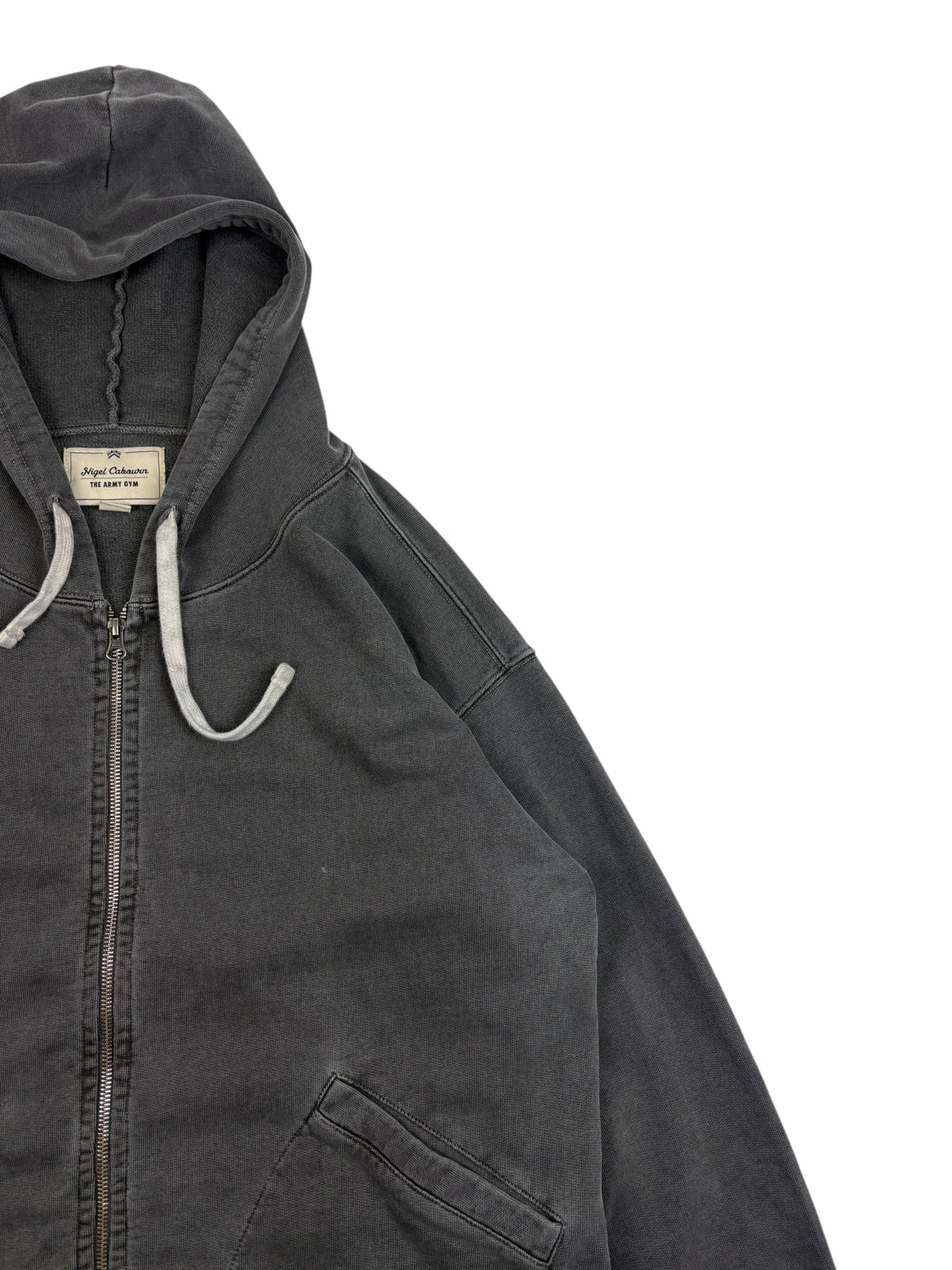 Nigel Cabourn Army Gym Zip Up Hoodie