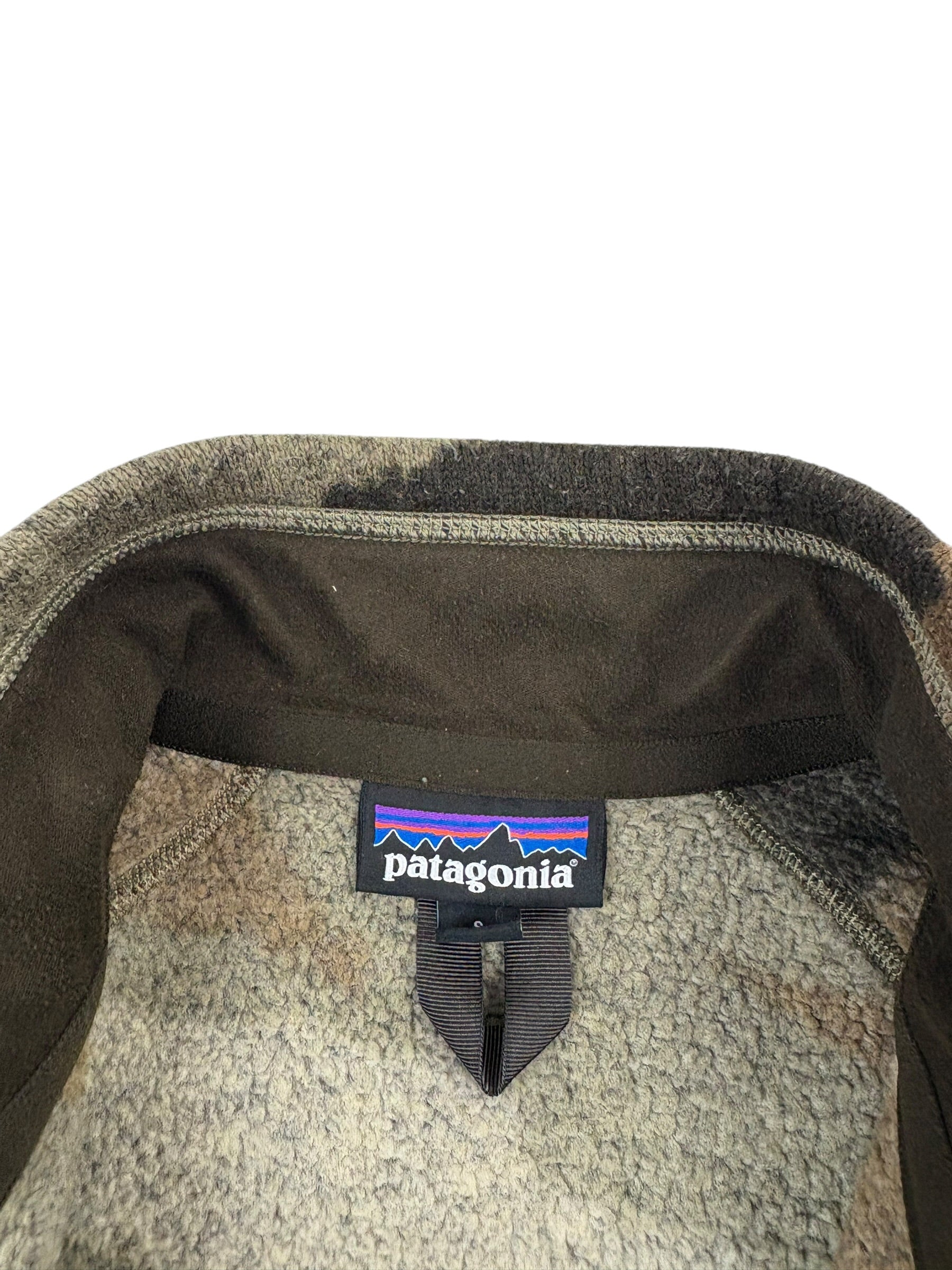 Patagonia 1/4 Zip Fleece Camo Pullover