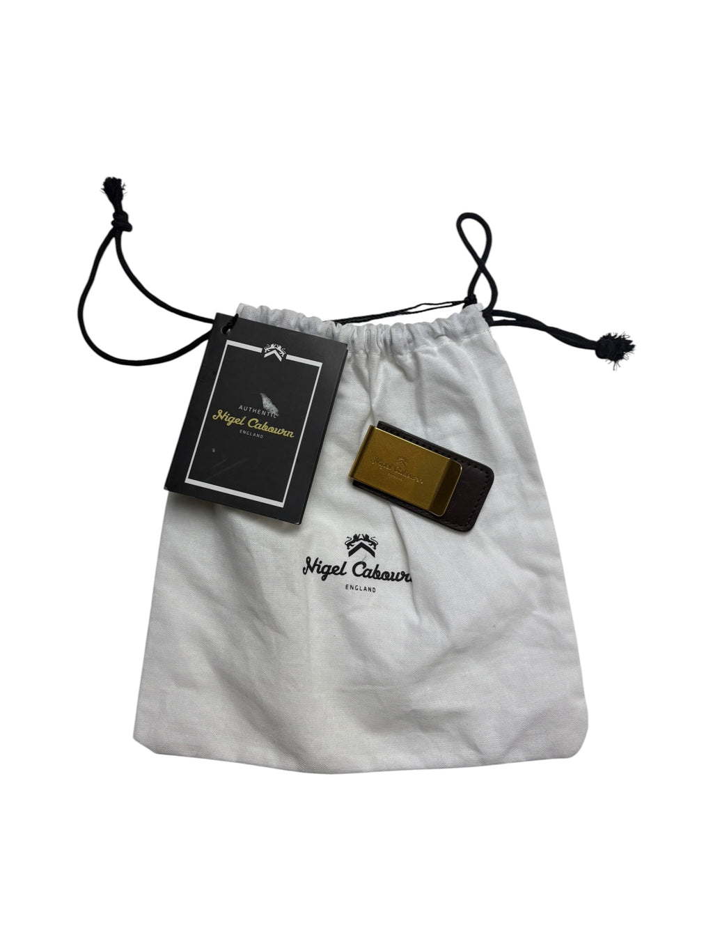 Nigel Cabourn England Leather Money Clip