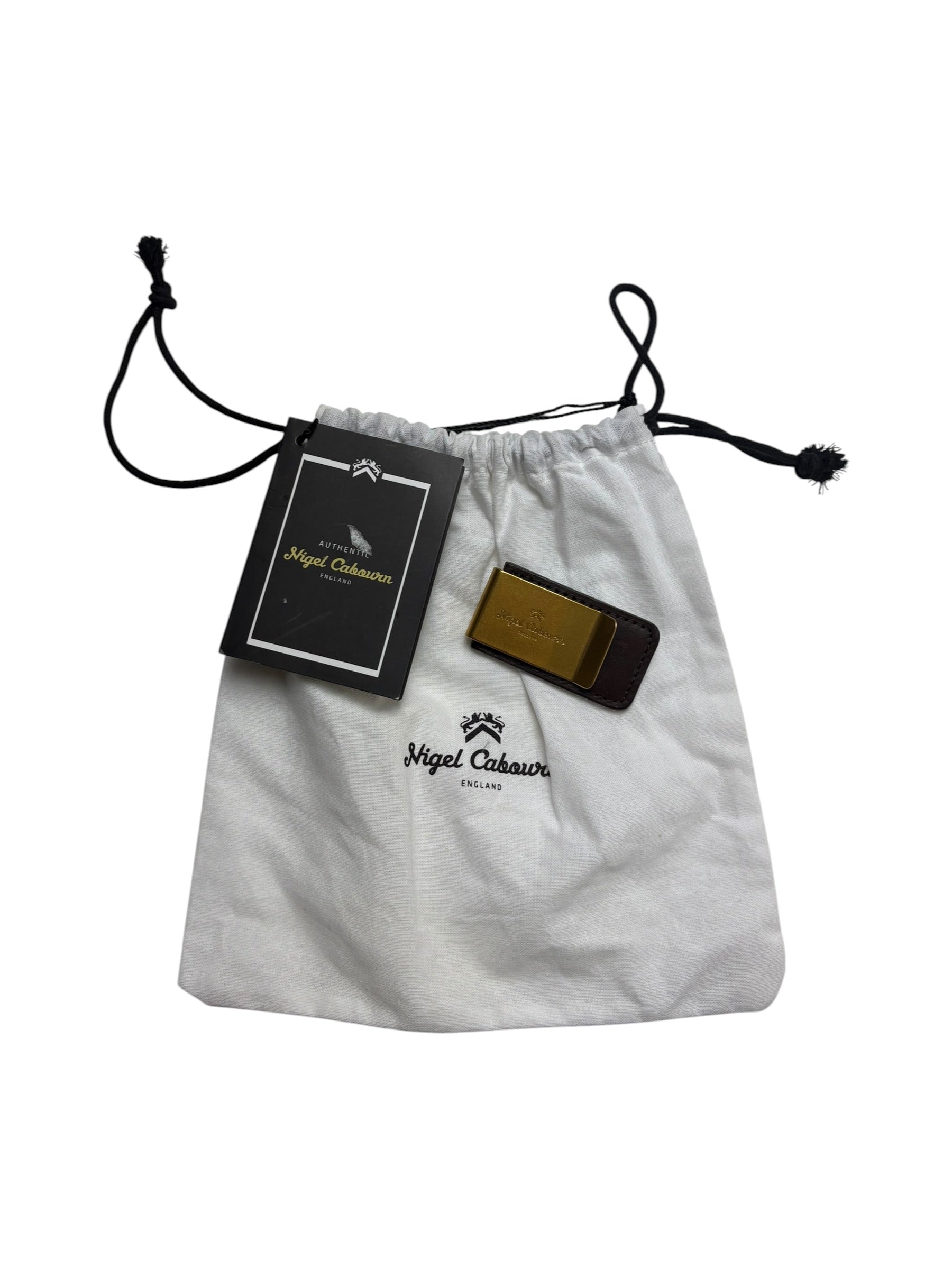 Nigel Cabourn England Leather Money Clip