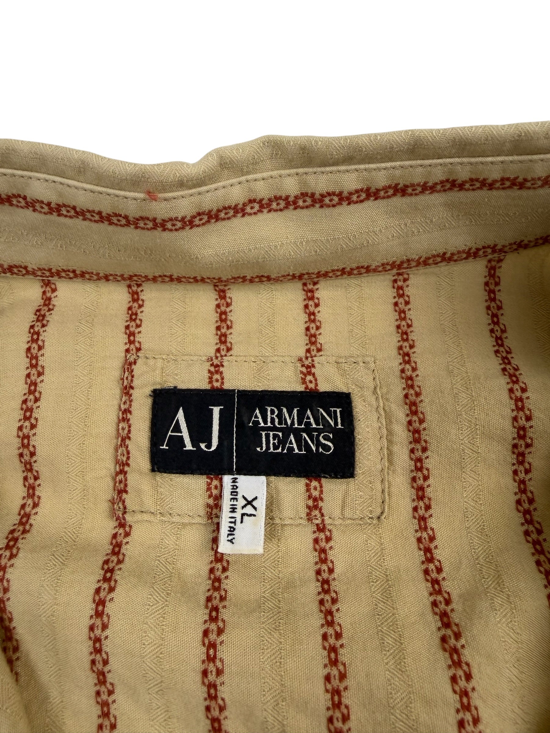 Armani Jeans SS94 Chain Stripe Shirt