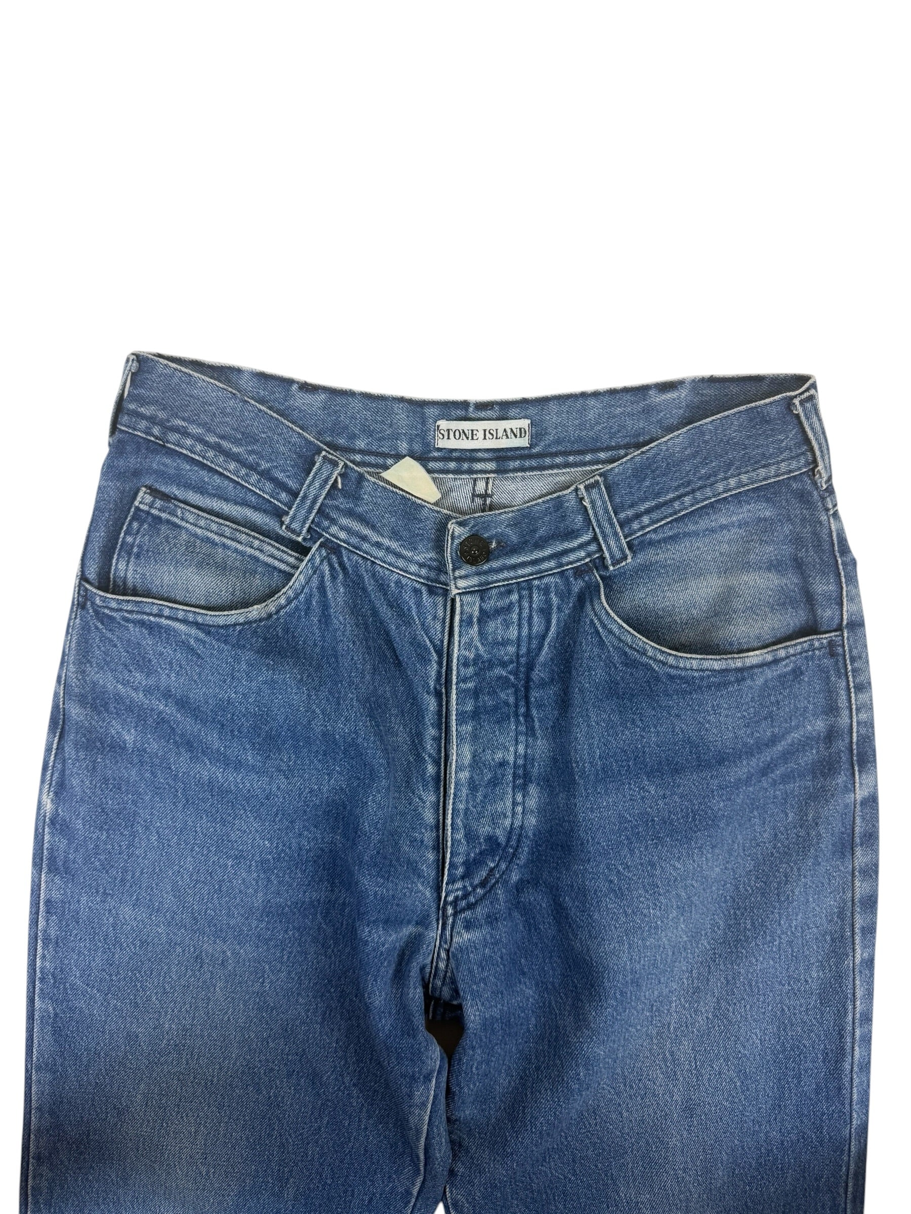 Stone Island 80s Stonewash Patch Jeans