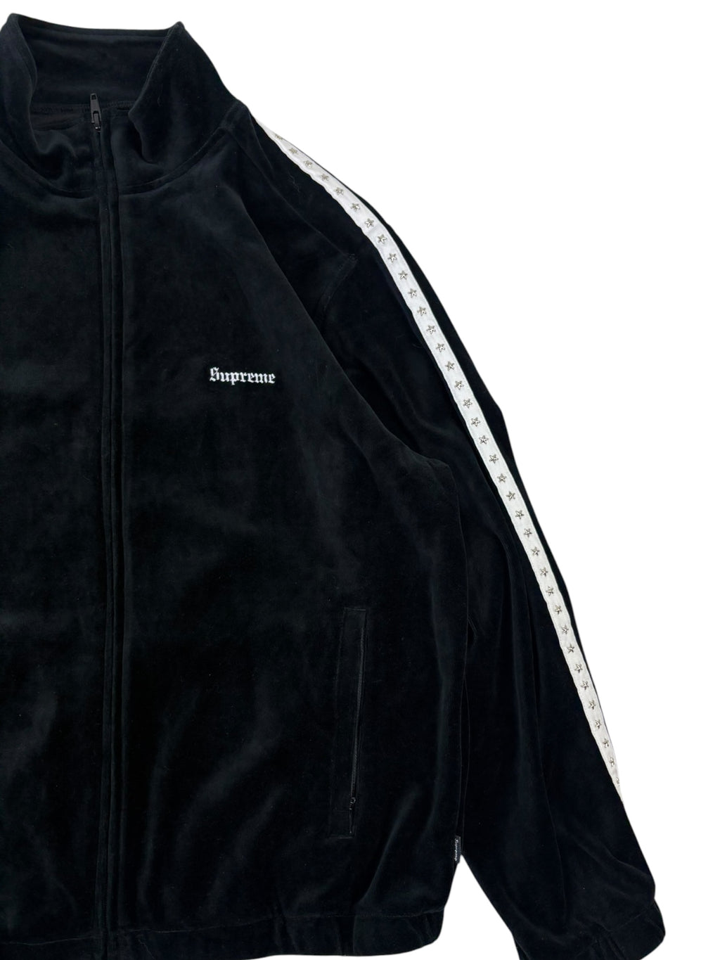 Supreme Studded Velour Track Jacket