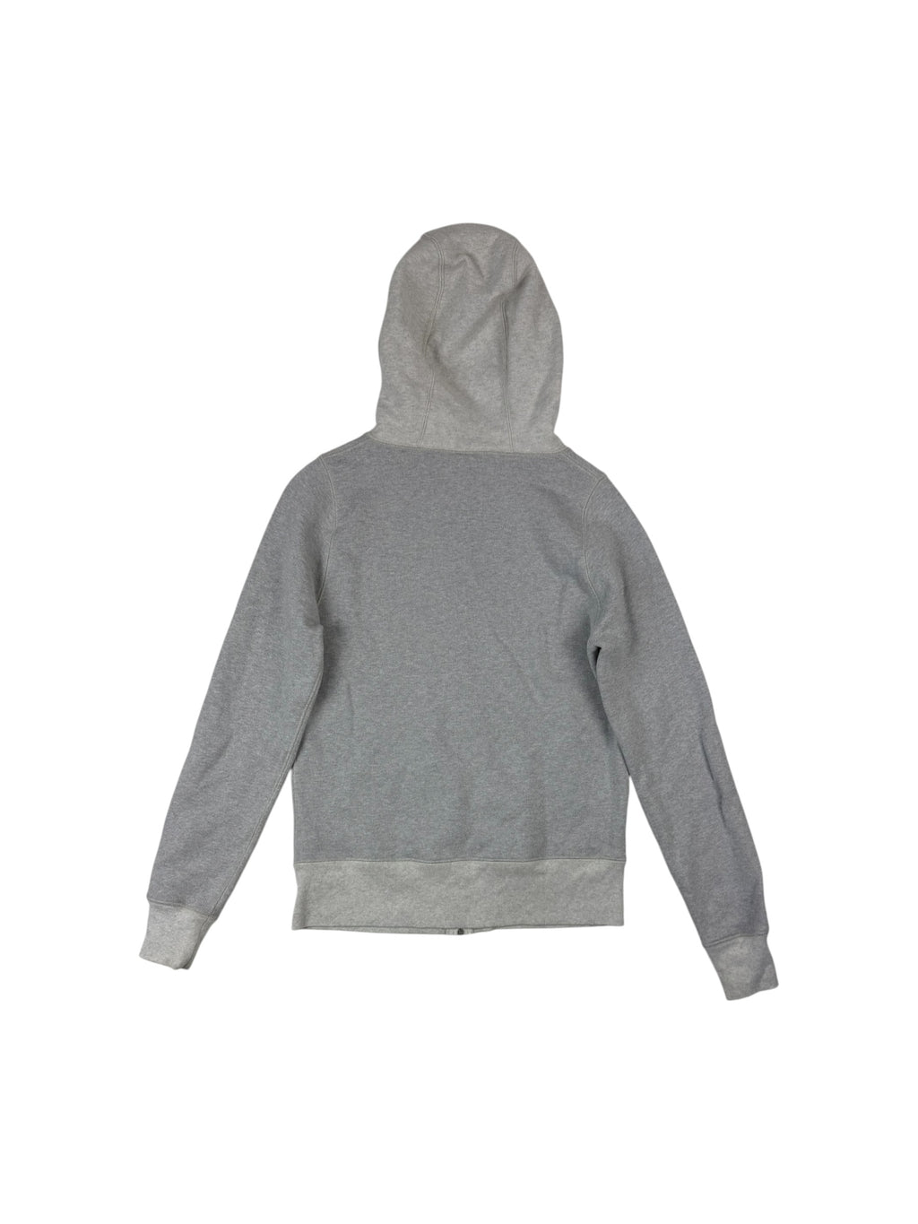 Nigel Cabourn Army Gym Grey Two-Tone Zip Up Hoodie