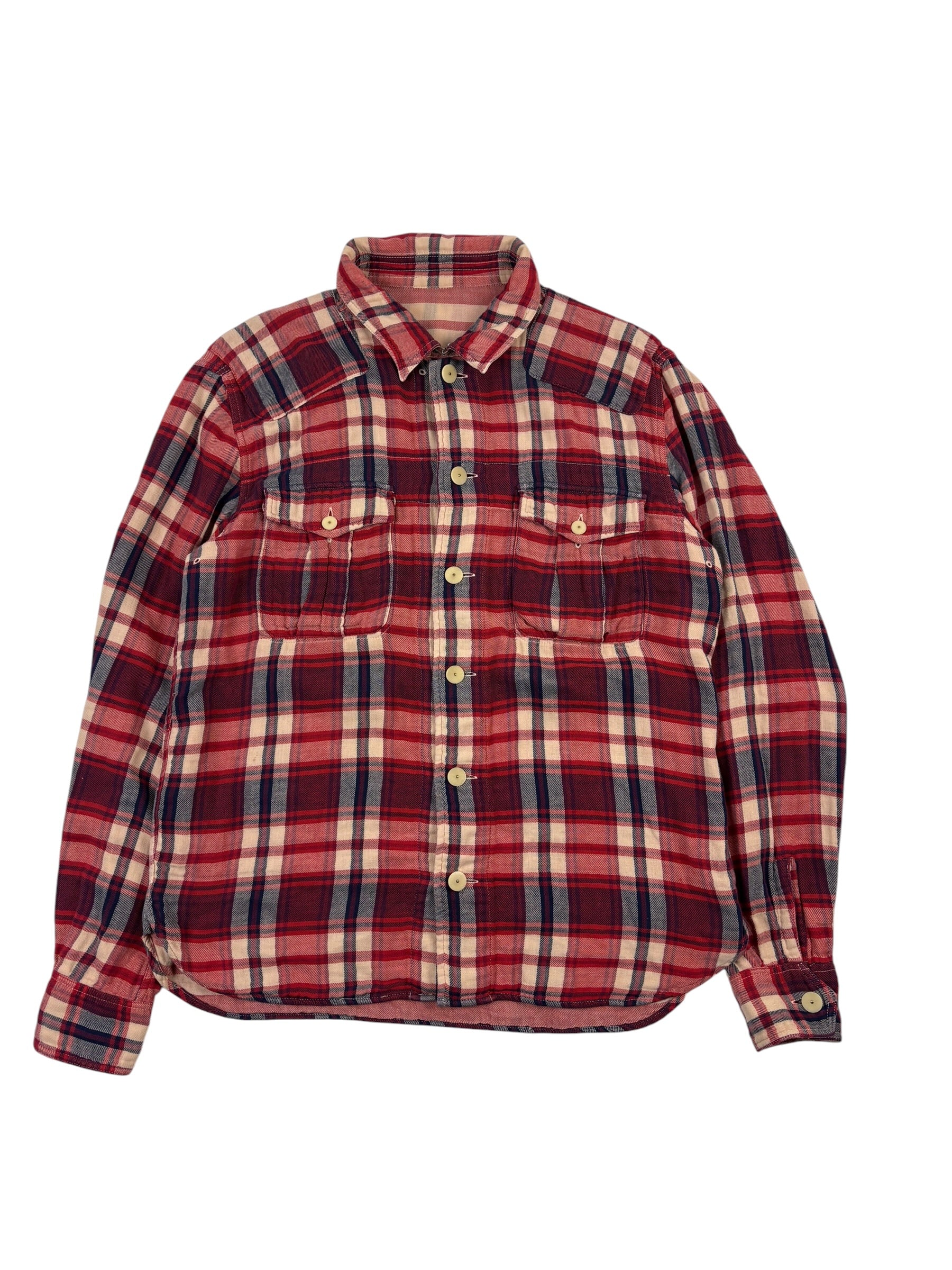 Nigel Cabourn Mainline Reversible Check Work Overshirt