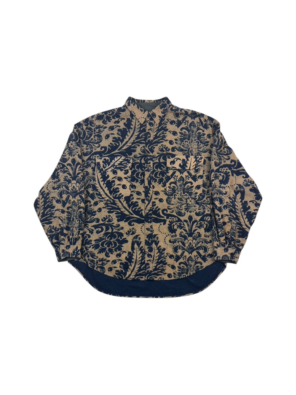 Kapital Maria Damask Big Silhouette Flannel Shirt