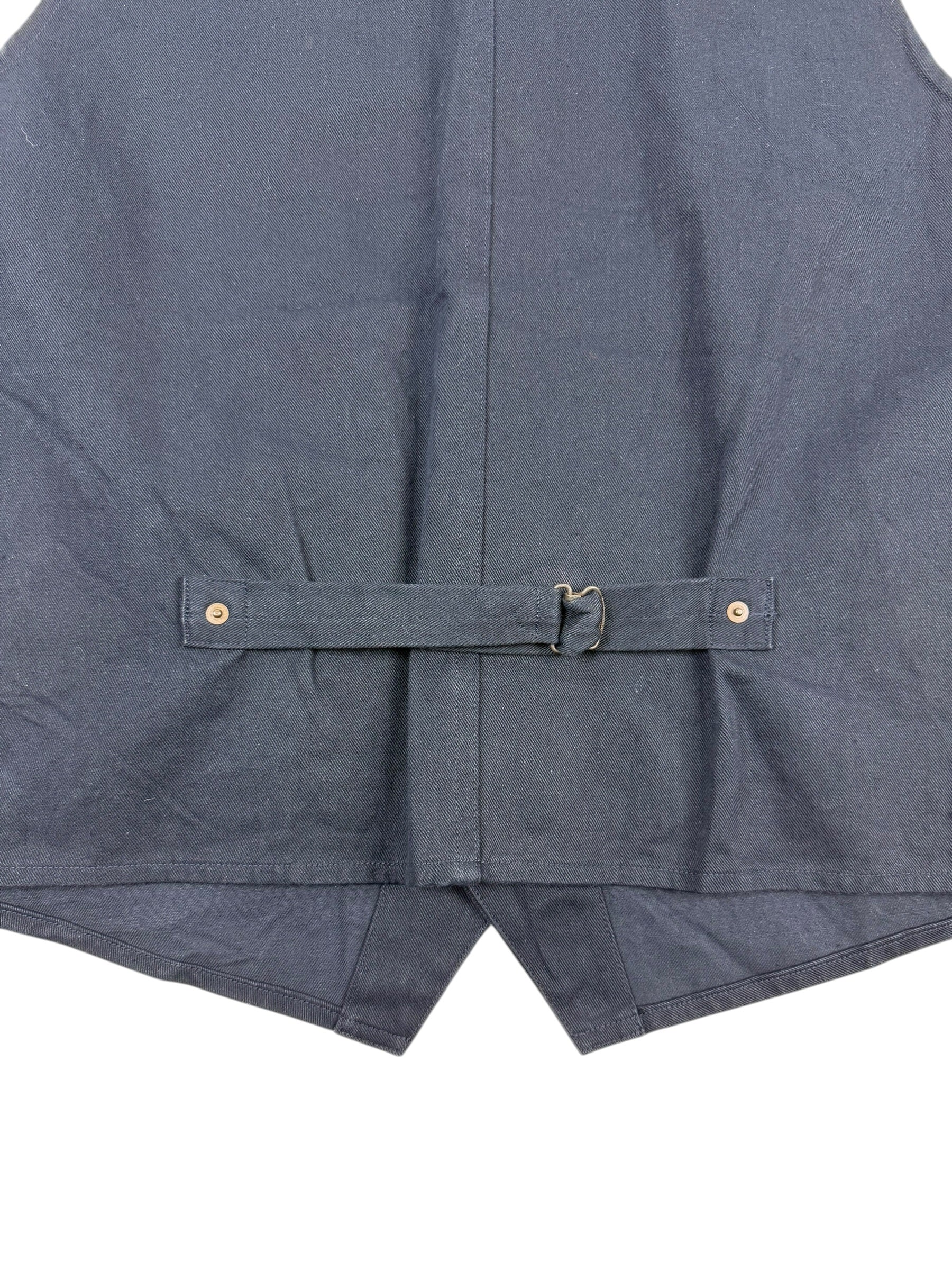 Nigel Cabourn Mainline Slub Satin Cotton Work Vest
