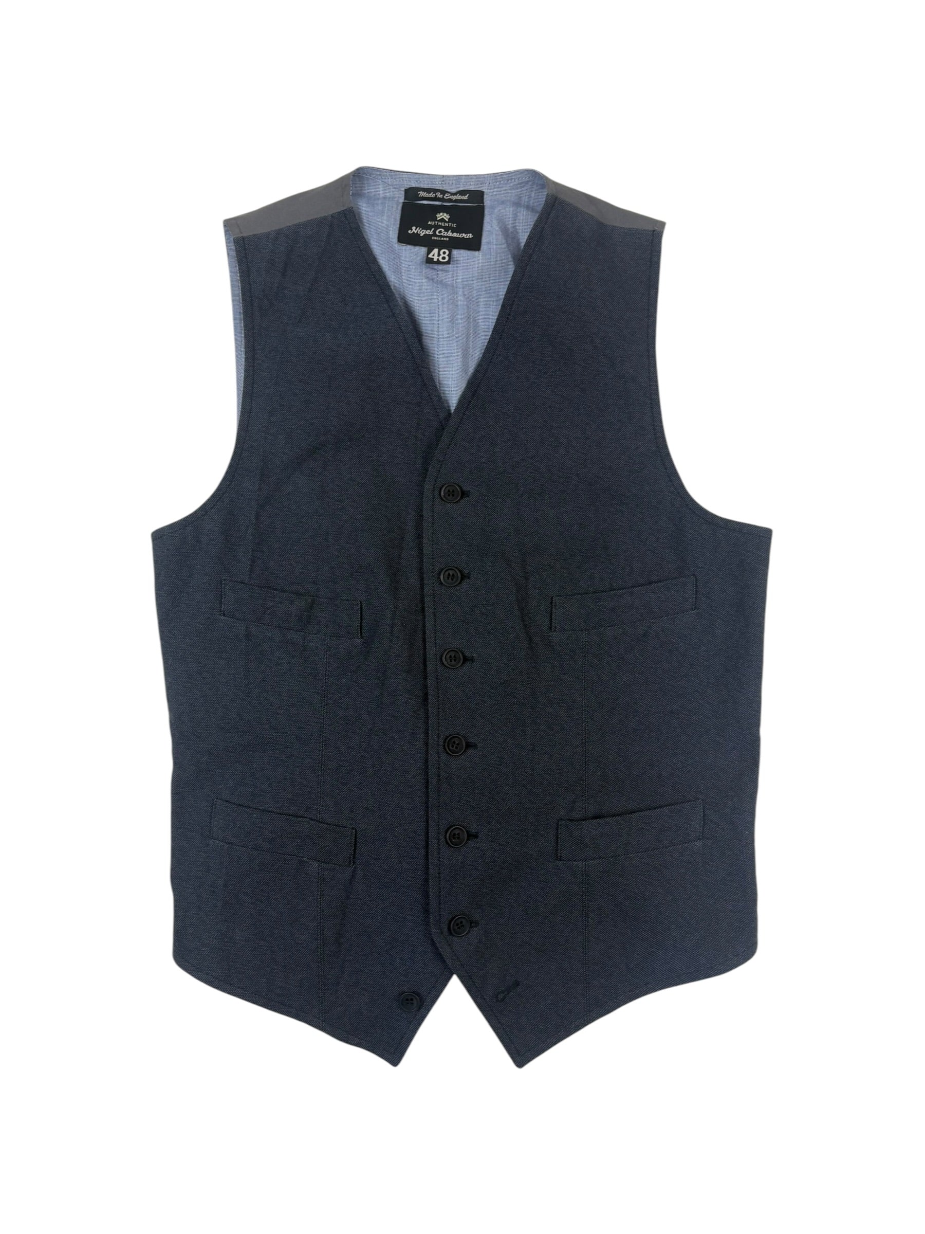 Nigel Cabourn Authentic Denim Waistcoat