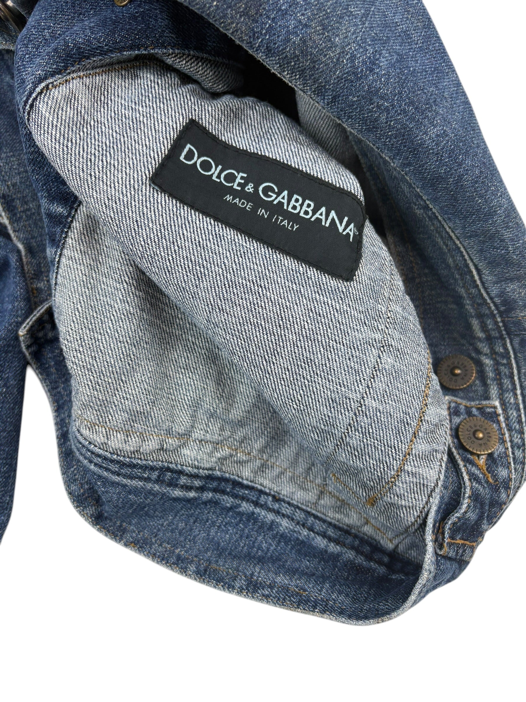 Dolce & Gabbana Distressed Denim Jacket