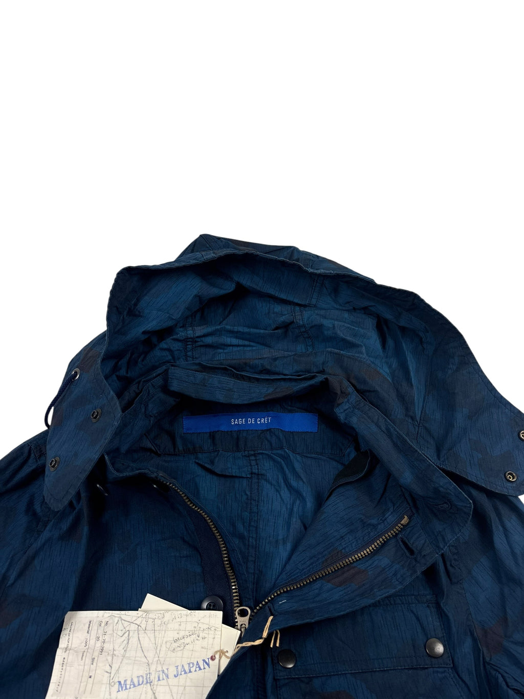 Sage De Cret Camo Military Field Jacket