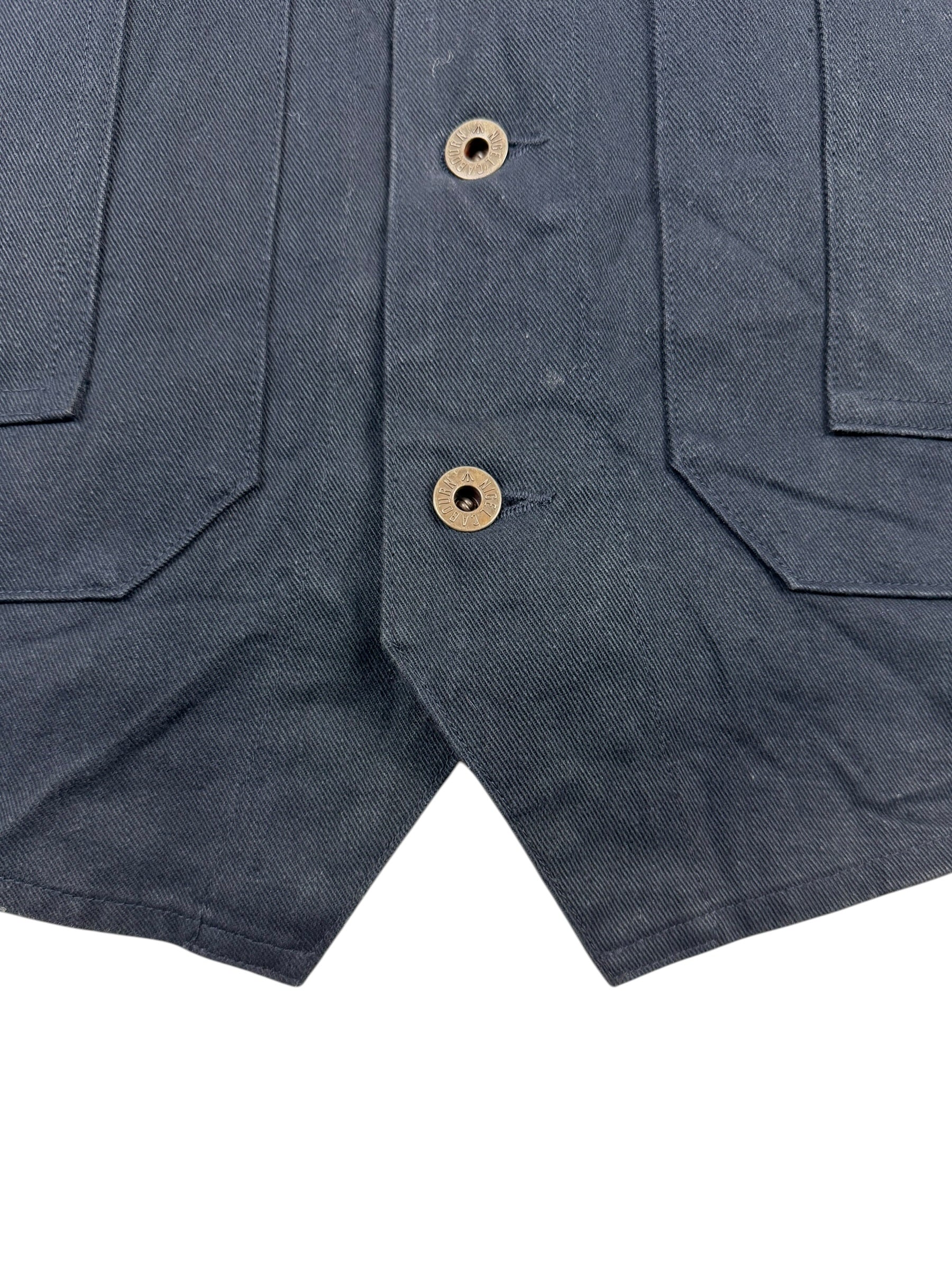 Nigel Cabourn Mainline Slub Satin Cotton Work Vest