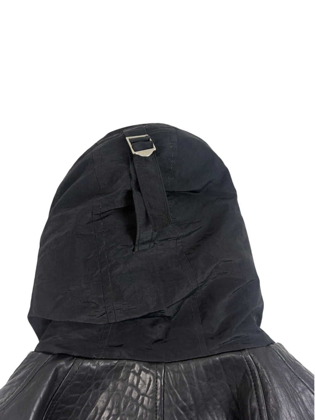 Boneville 80s Leather Hooded Jacket