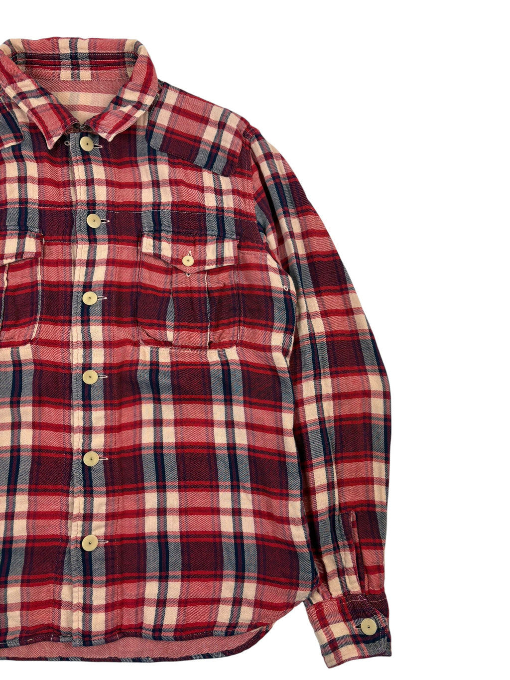Nigel Cabourn Mainline Reversible Check Work Overshirt