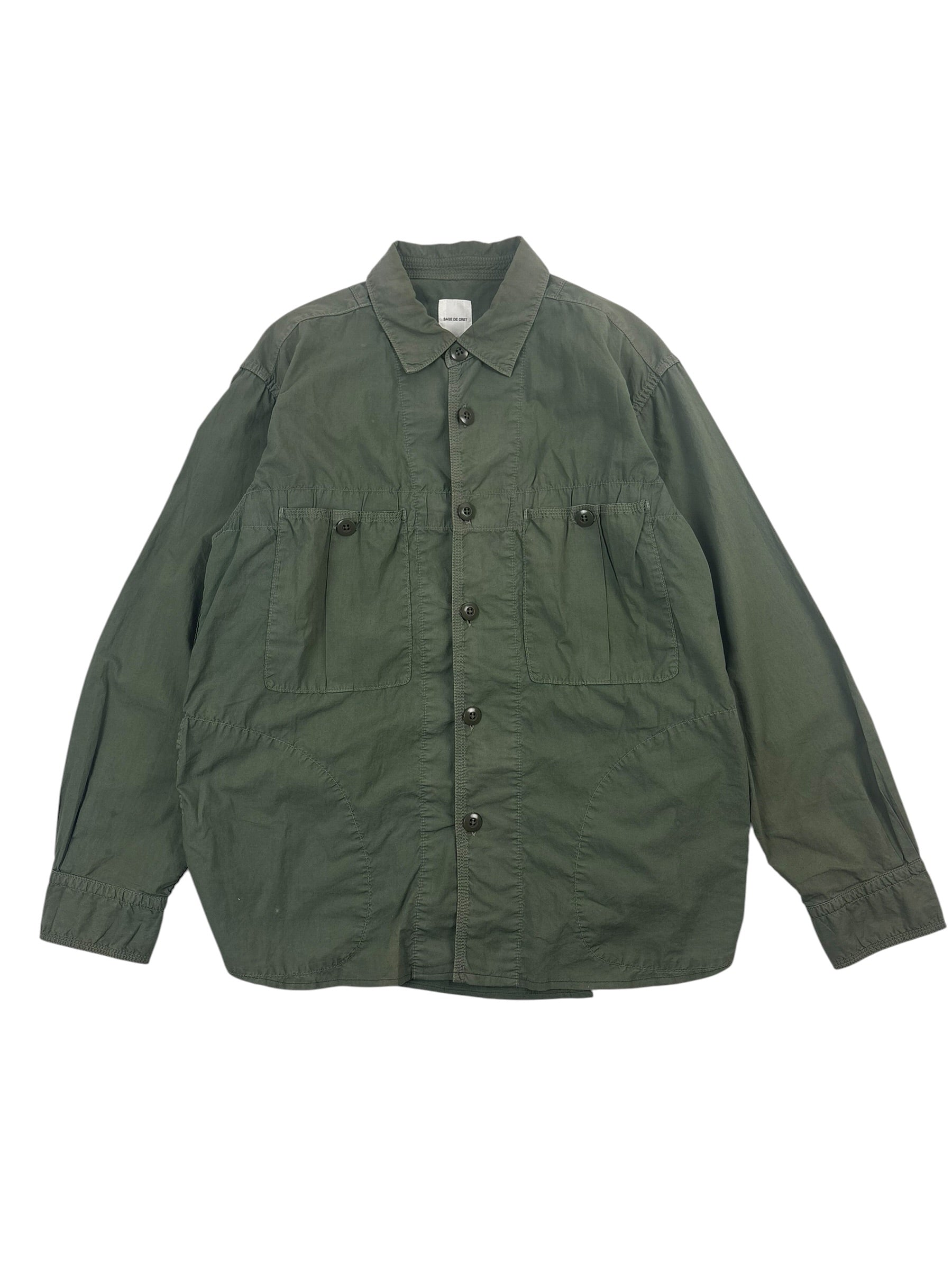 Sage De Cret Utility Work Shirt Jacket