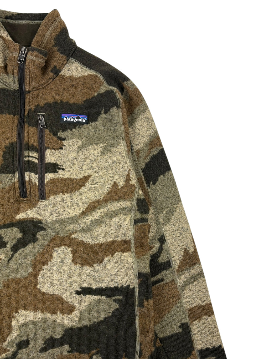 Patagonia 1/4 Zip Fleece Camo Pullover