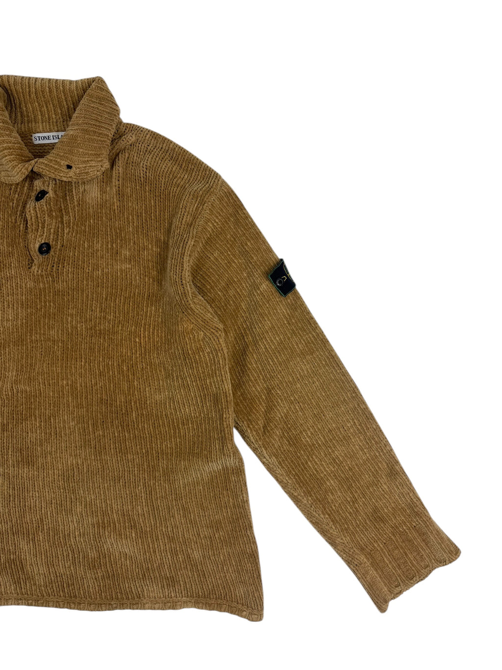 Stone Island AW98 Chenille Button Knit