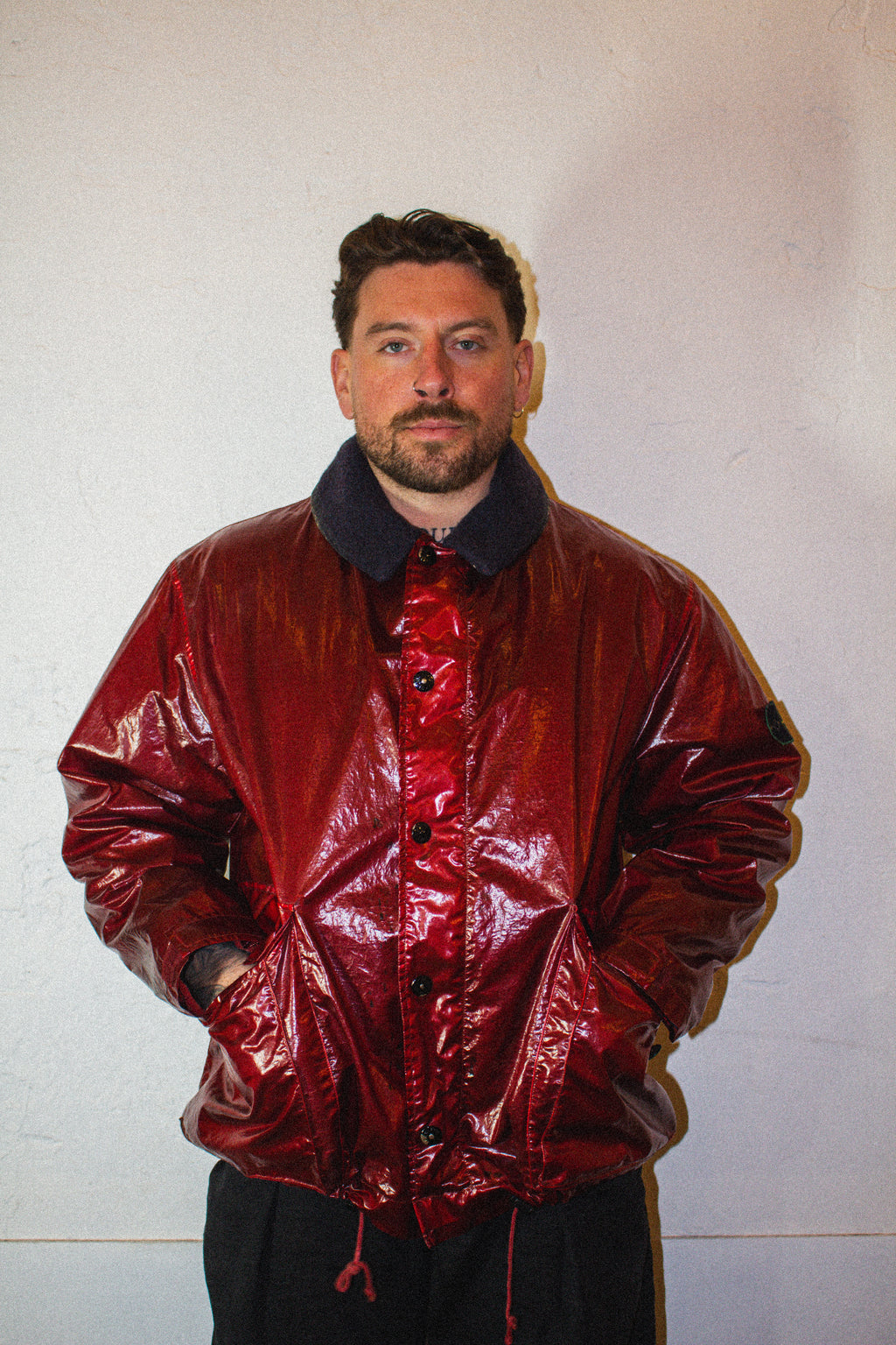 Stone Island AW90 Glazed Silk Jacket