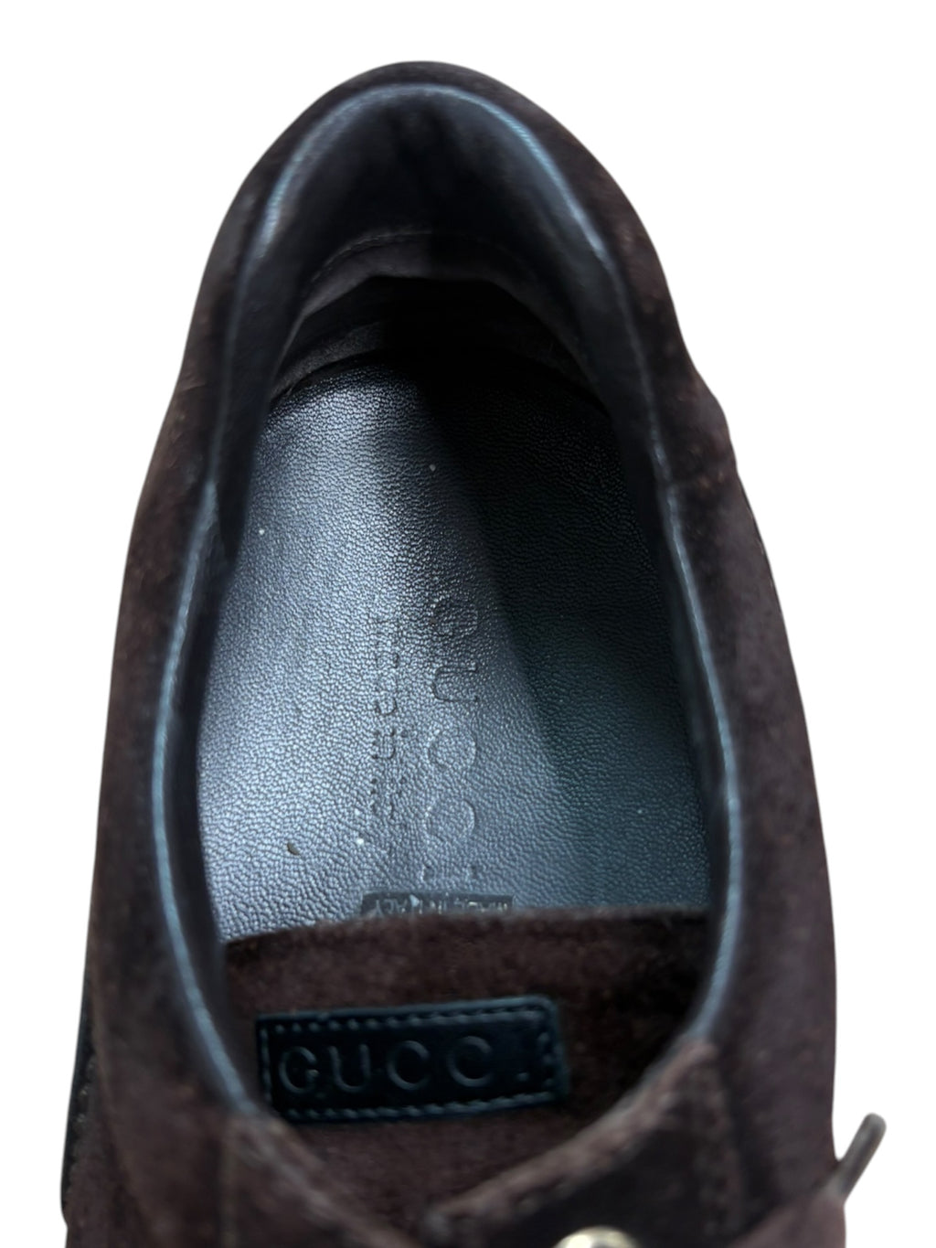 Gucci 2007 Suede Lace-Up Shoes