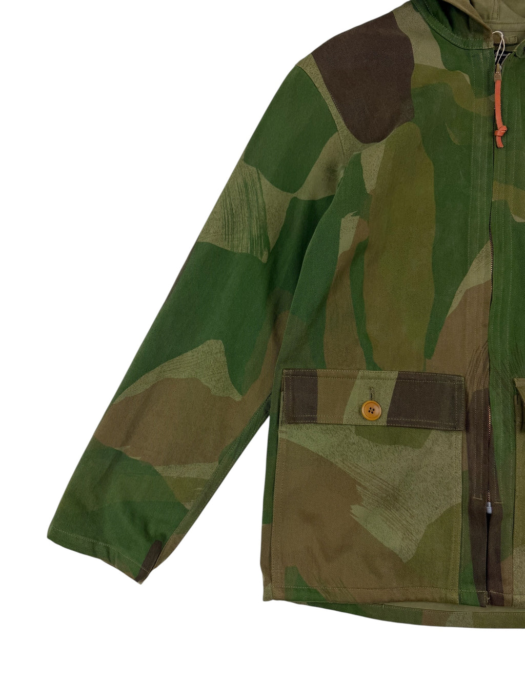 Nigel Cabourn Authentic Camo Zip-Up Parka
