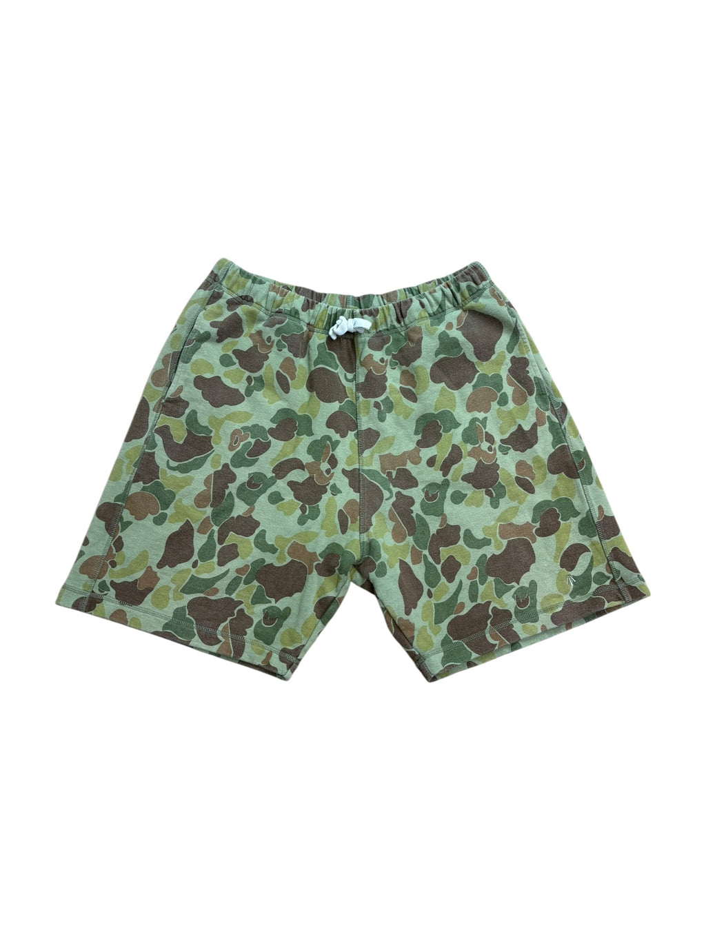 Nigel Cabourn Army Gym US Camo Drawstring Sweat Shorts