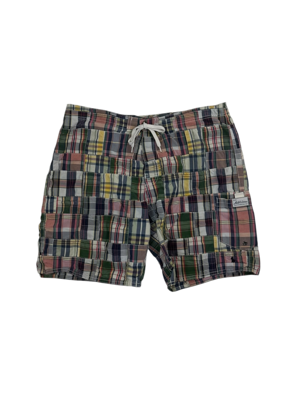Polo Ralph Lauren Patchwork Madras Swim Trunks