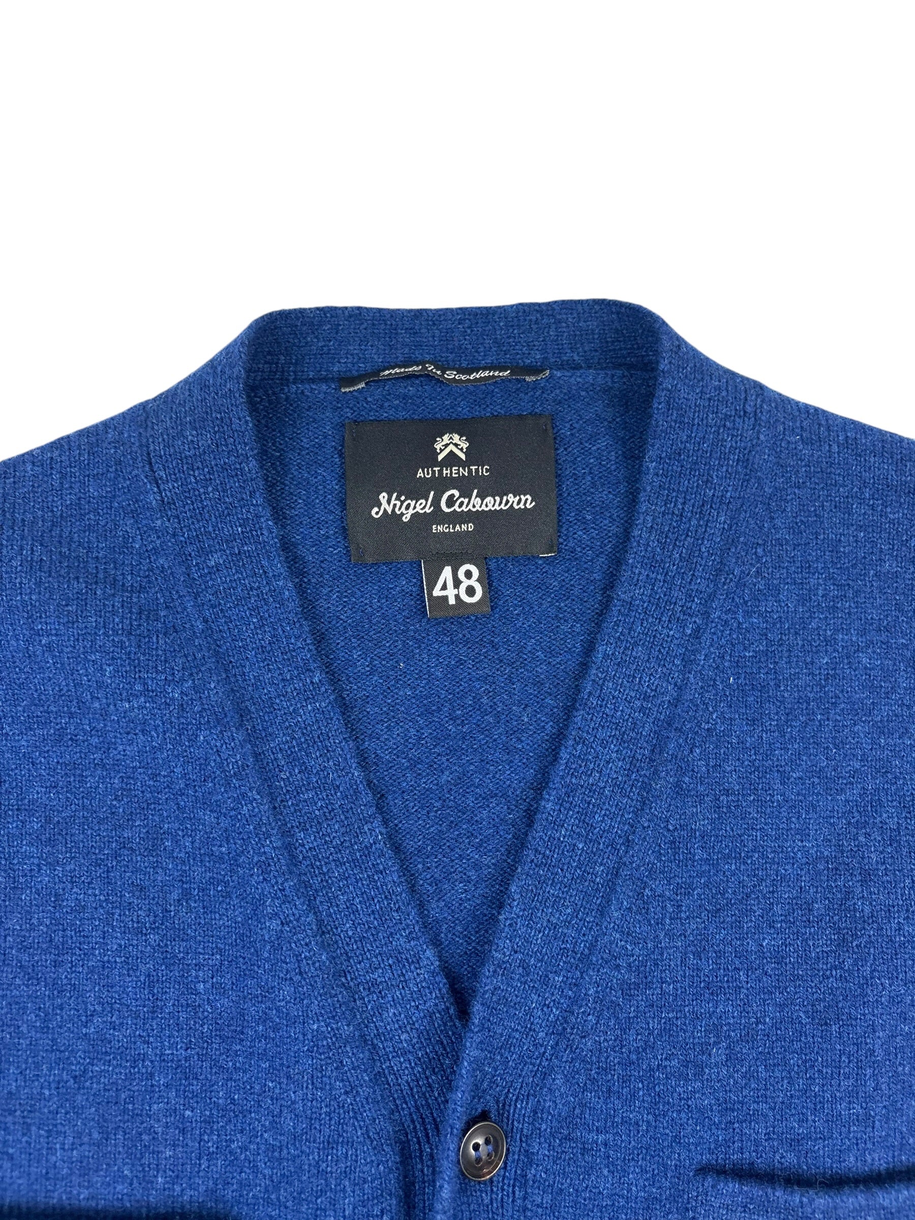 Nigel Cabourn Authentic Wool Knit Waistcoat