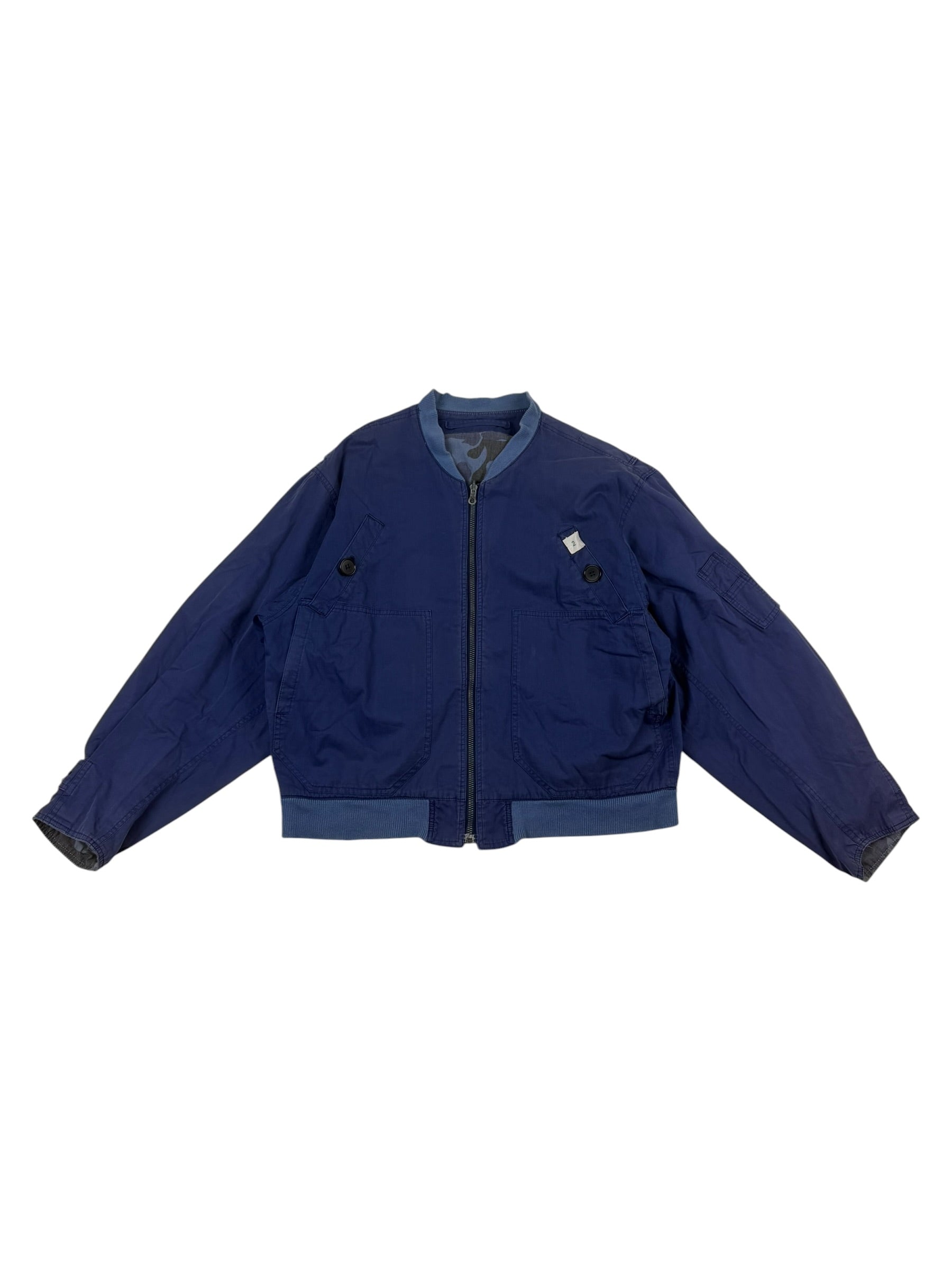 Nigel Cabourn 1980s Reversible Camo Bomber Jacket