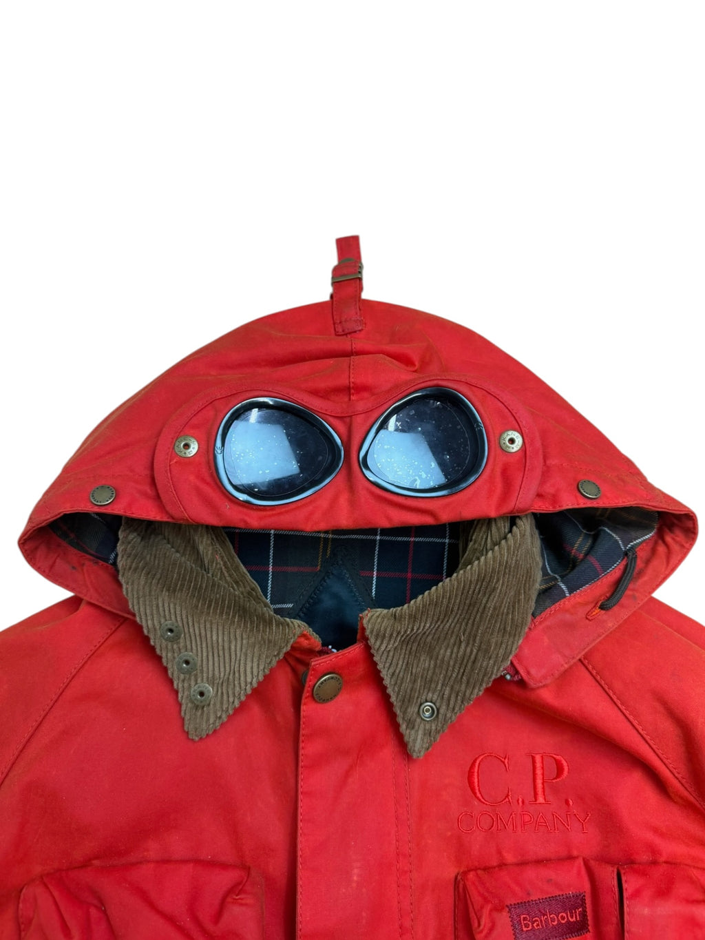 Barbour x C.P. Company Creel Waxed Goggle Jacket