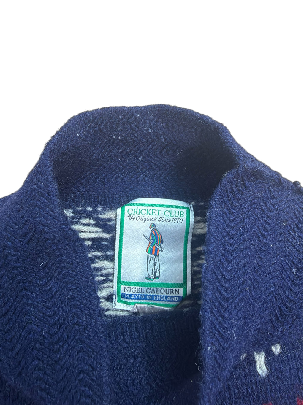 Nigel Cabourn 80s Cricket Club Fair Isle Knit