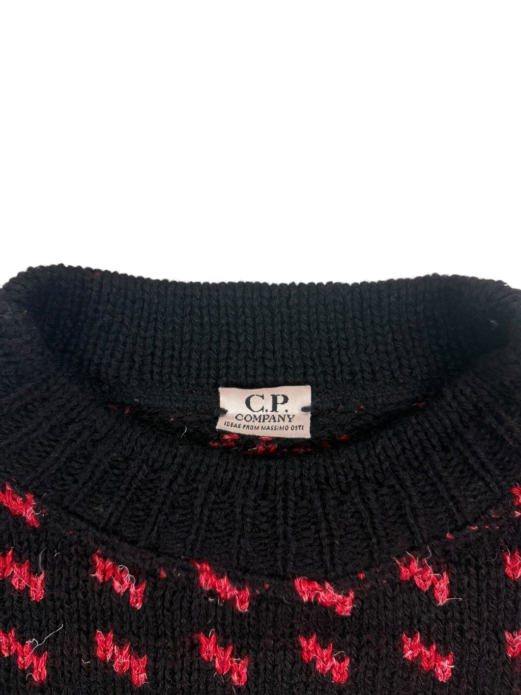 C.P. Company 80s Wool Spell-Out Knit