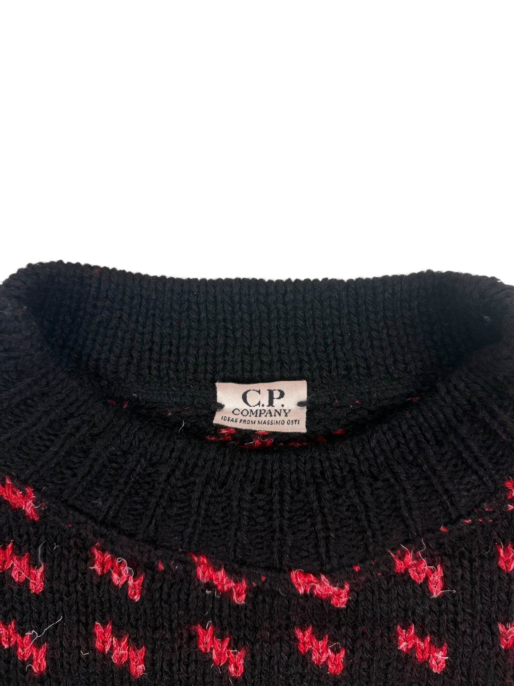 C.P. Company 80s Wool Spell-Out Knit