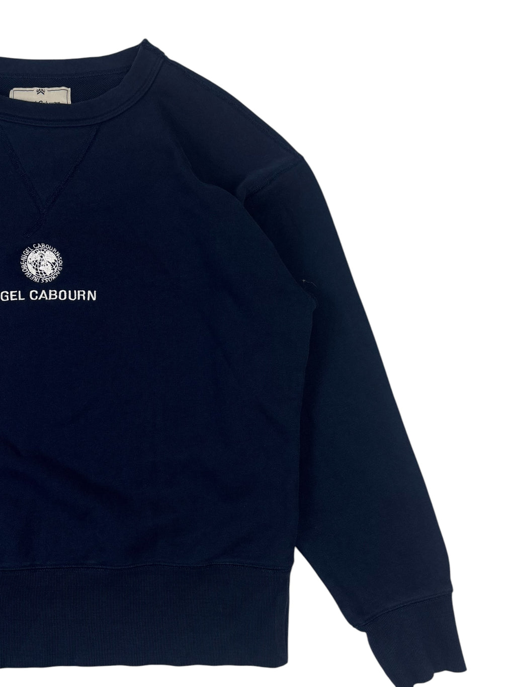 Nigel Cabourn Army Gym Embroidered Globe Sweater