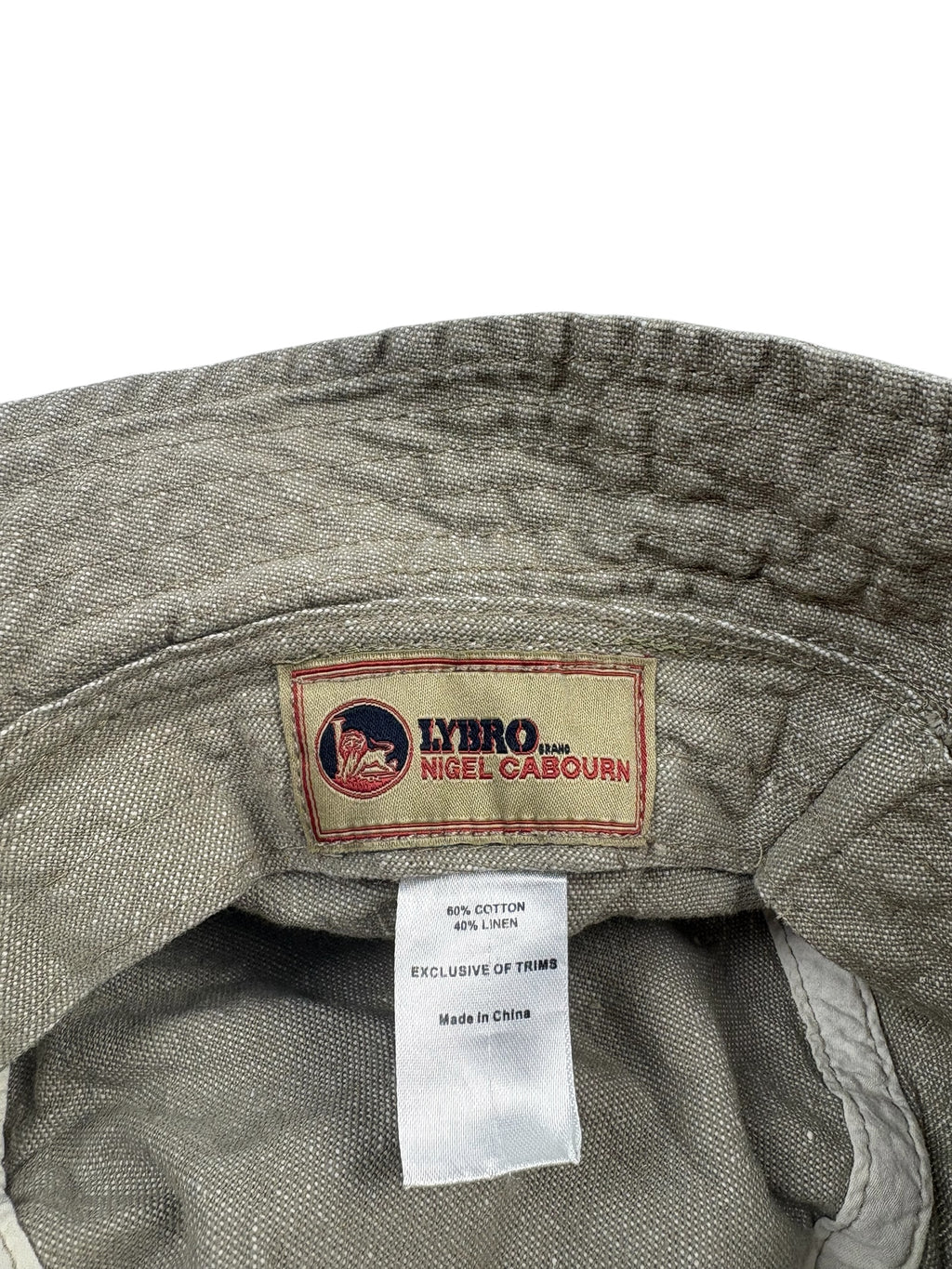 Nigel Cabourn Lybro Beige Nam Bucket Hat