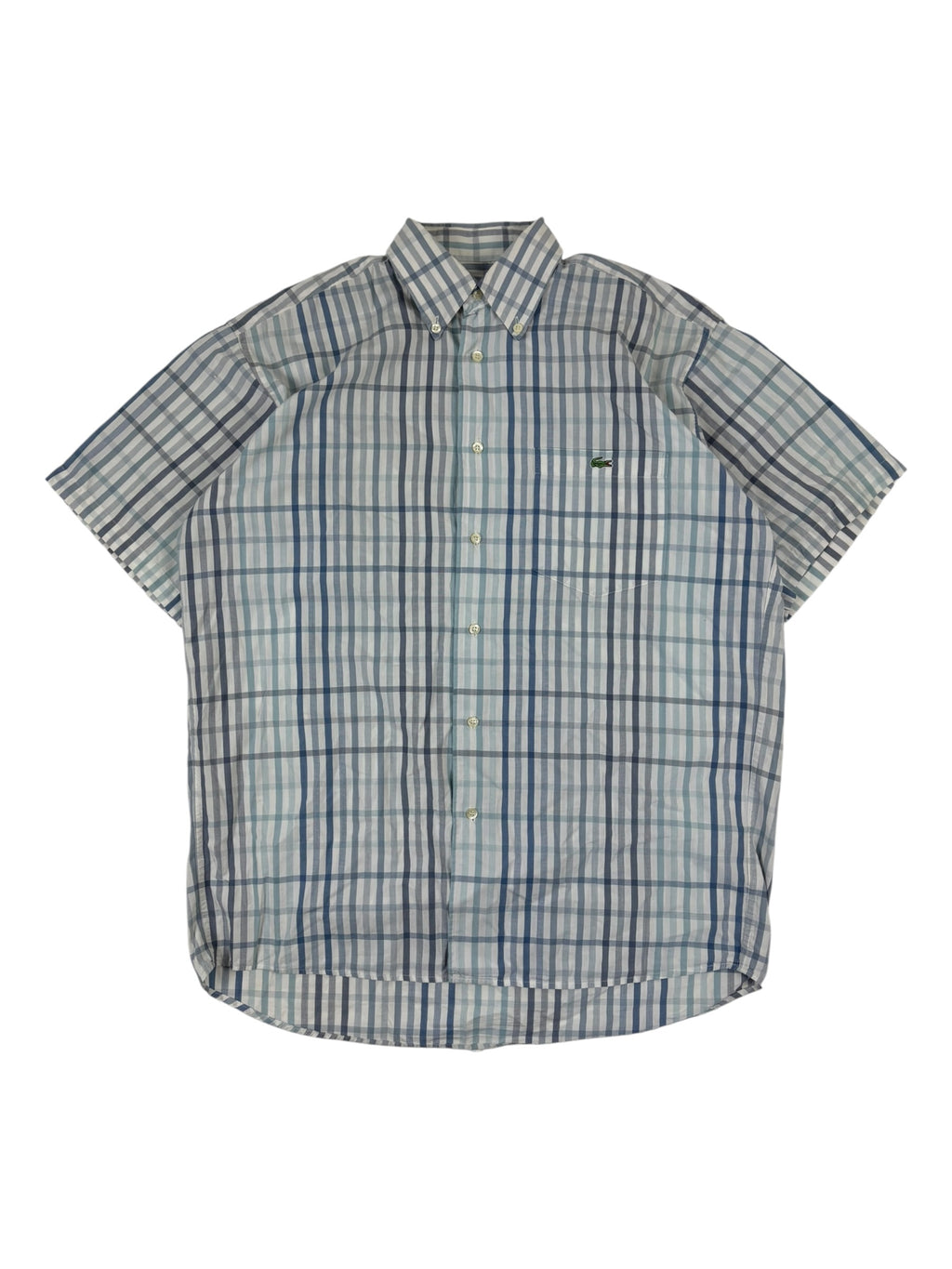 Lacoste 90s Short Sleeve Checkered Shirt